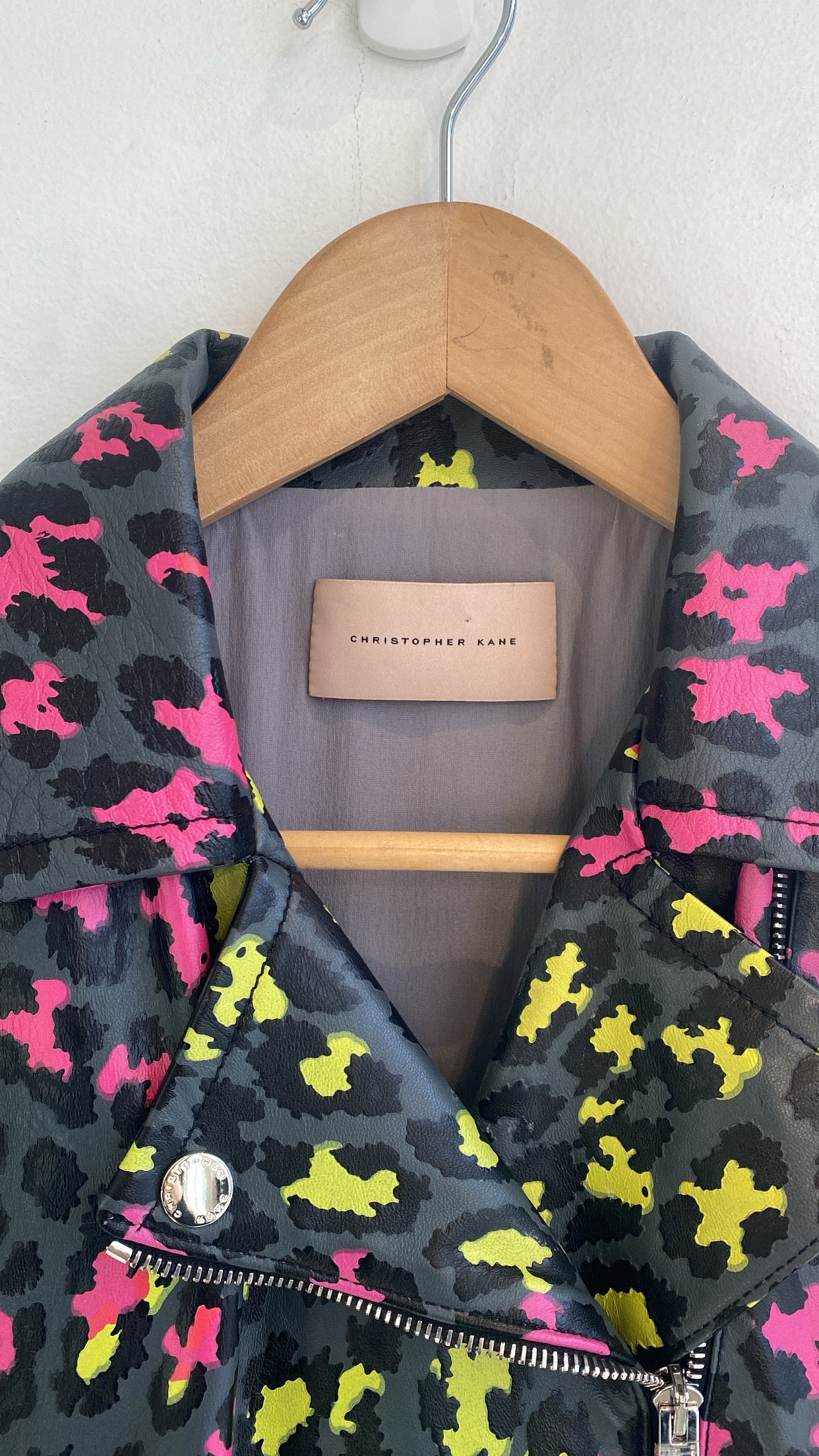 Christopher Kane Genuine Leather Moto Jacket for Women - Stylish Biker Jacket with Multiple Pockets | Perfect for Motorcycle Riding, Night Out & Fall Fashion
