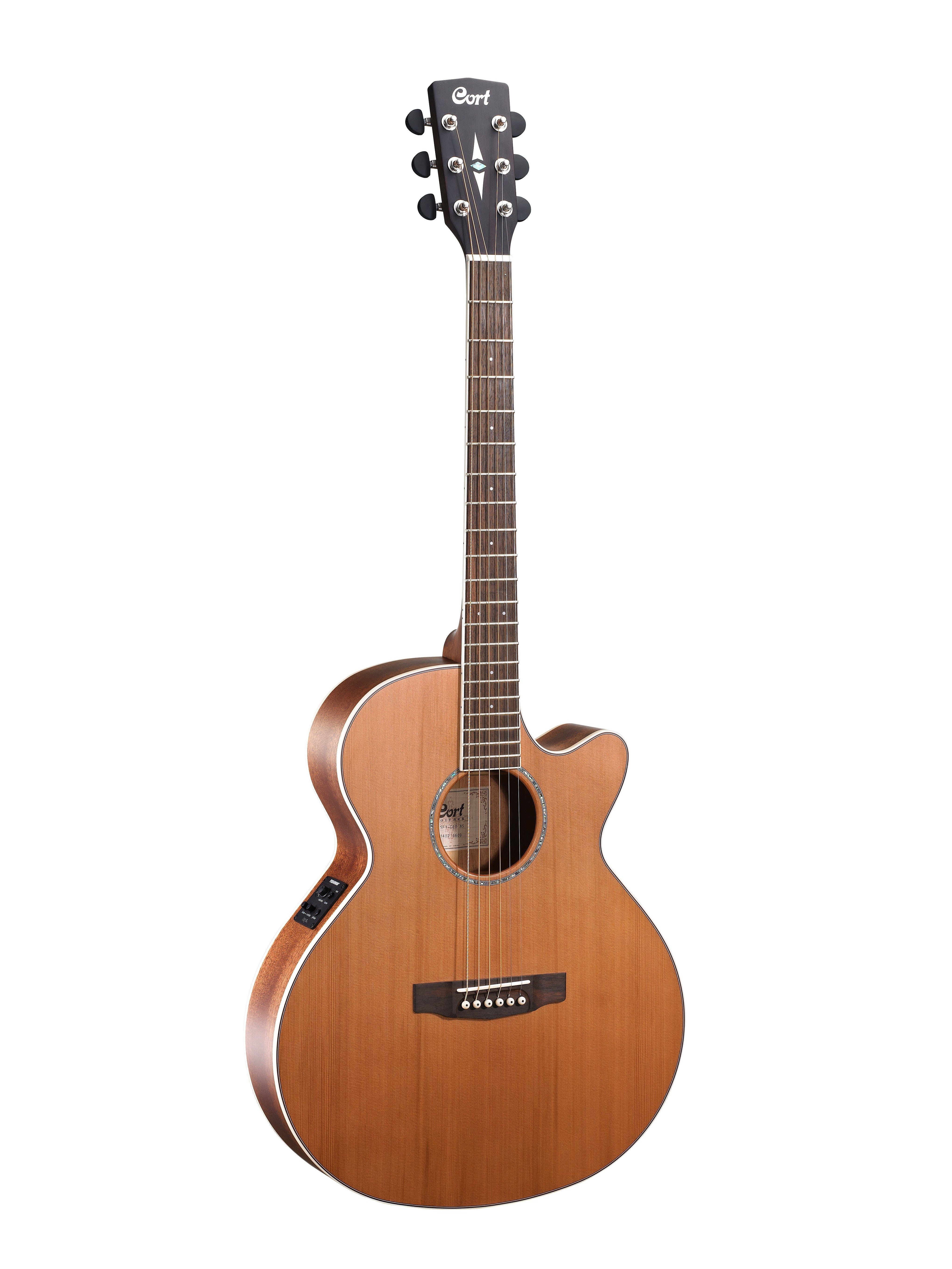 Cort SFX CED Natural Gloss Electric Guitar - Perfect for Beginners, Live Performances & Studio Recording