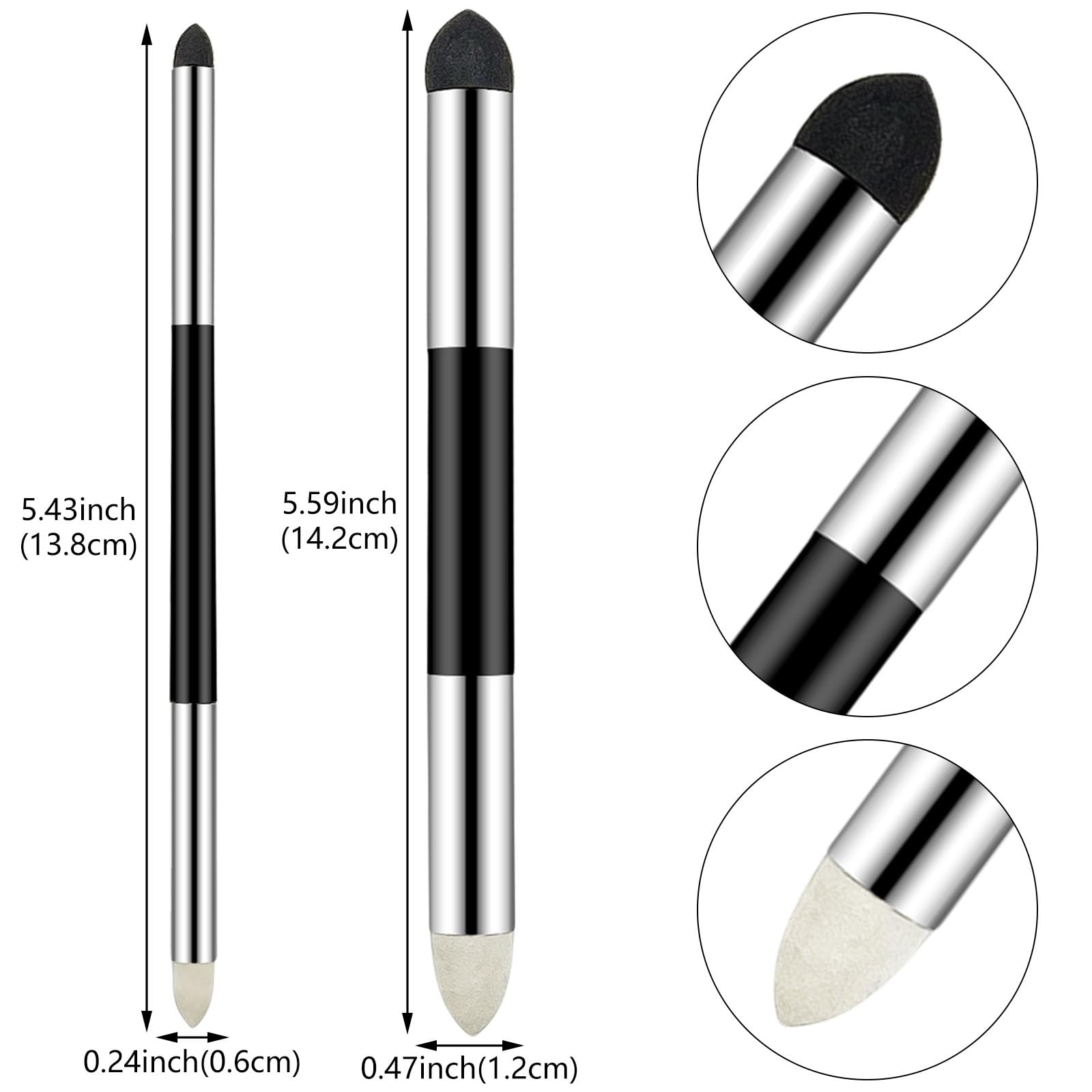 6 Pcs Double Headed Blending Sponge Pens - Washable Reusable Artist Blending Stumps for Sketching, Highlighting & Detail Correction - Perfect for Professional Artists & Beginners (Ideal for Charcoal, Pencil & Pastel Drawing)