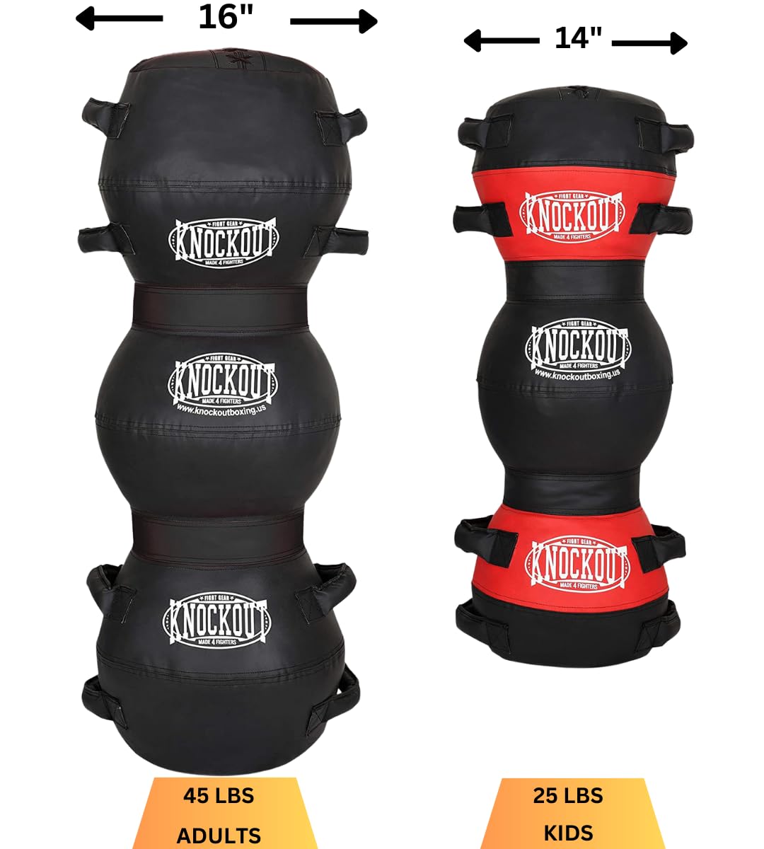 Premium MACS Filled Grappling Dummy for MMA, BJJ, Wrestling & Kickboxing Training - 45lbs & 25lbs Options for Adults & Kids - Perfect for Home Gym, Martial Arts Practice & Combat Sports Drills (Ready to Use)