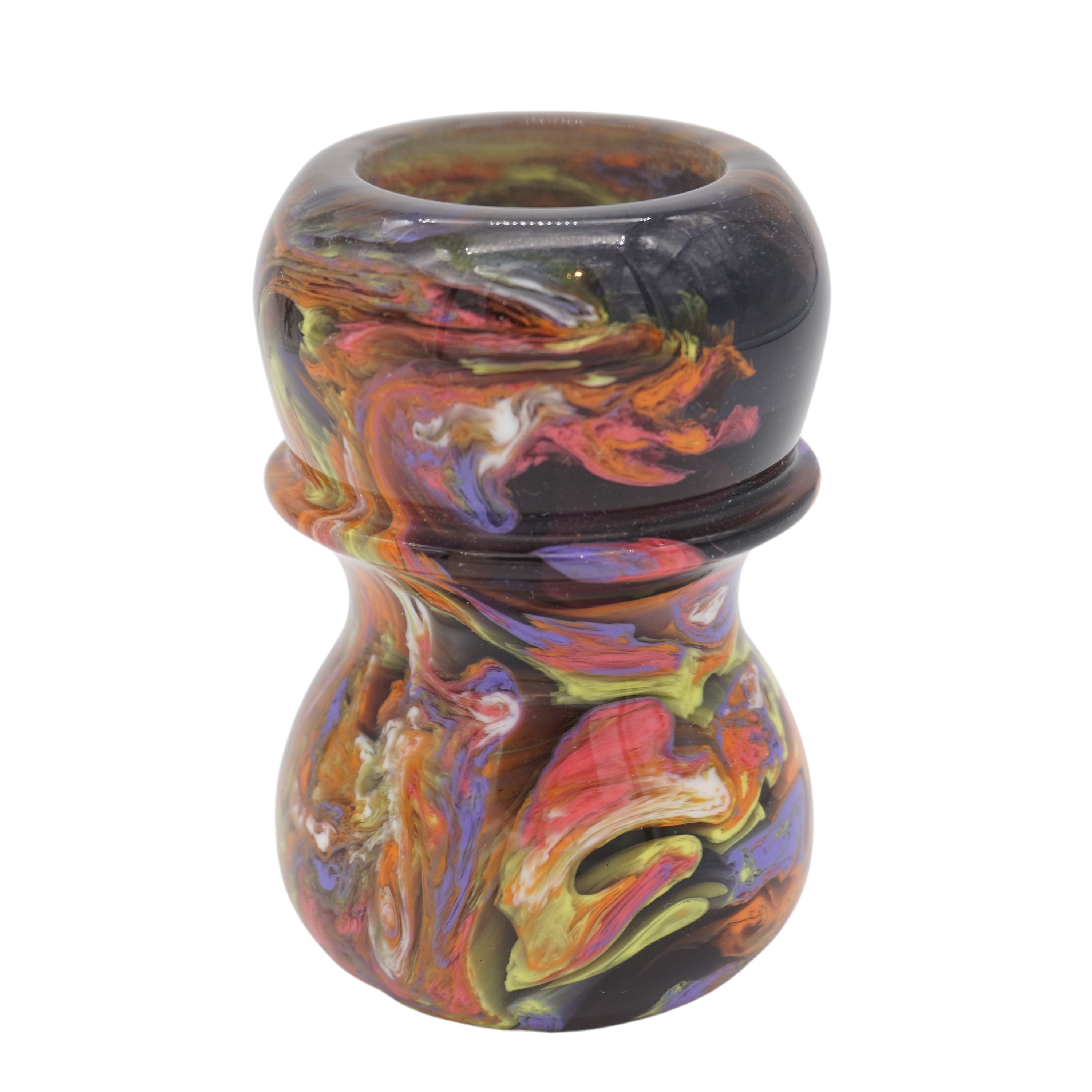 Handmade Night Graffiti Shaving Brush Handle - Fits 24mm & 26mm Knots - Perfect for Wet Shaving & Grooming Gifts