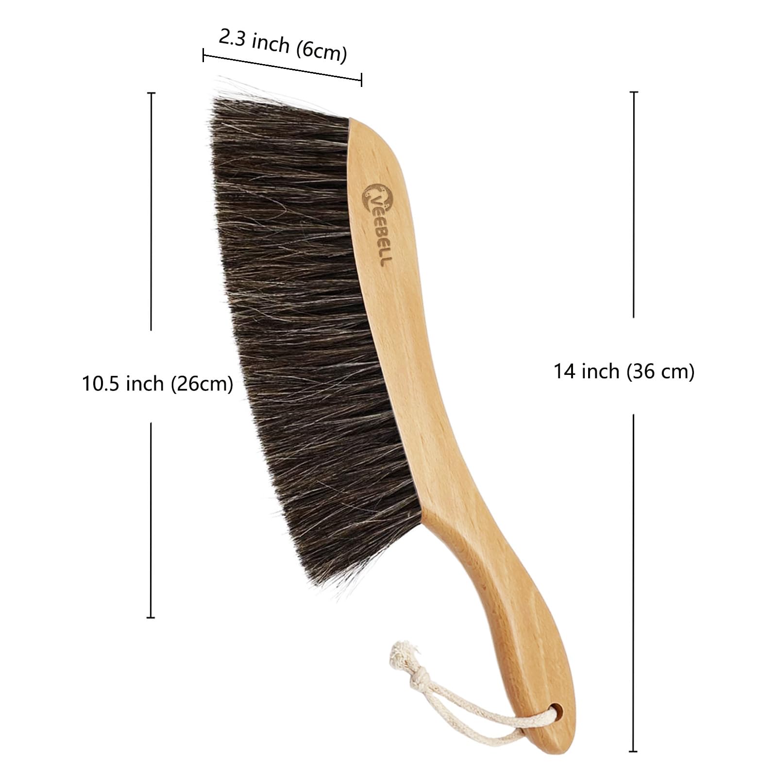 Premium Horse Hair Hand Broom - 14