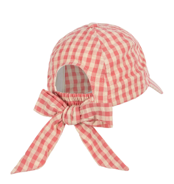 KONGES SLOJD Kim Bow Cap for Kids (12 Months to 8 Years) - Stylish & Comfortable Sun Hat for Outdoor Play, Beach, and Summer Adventures