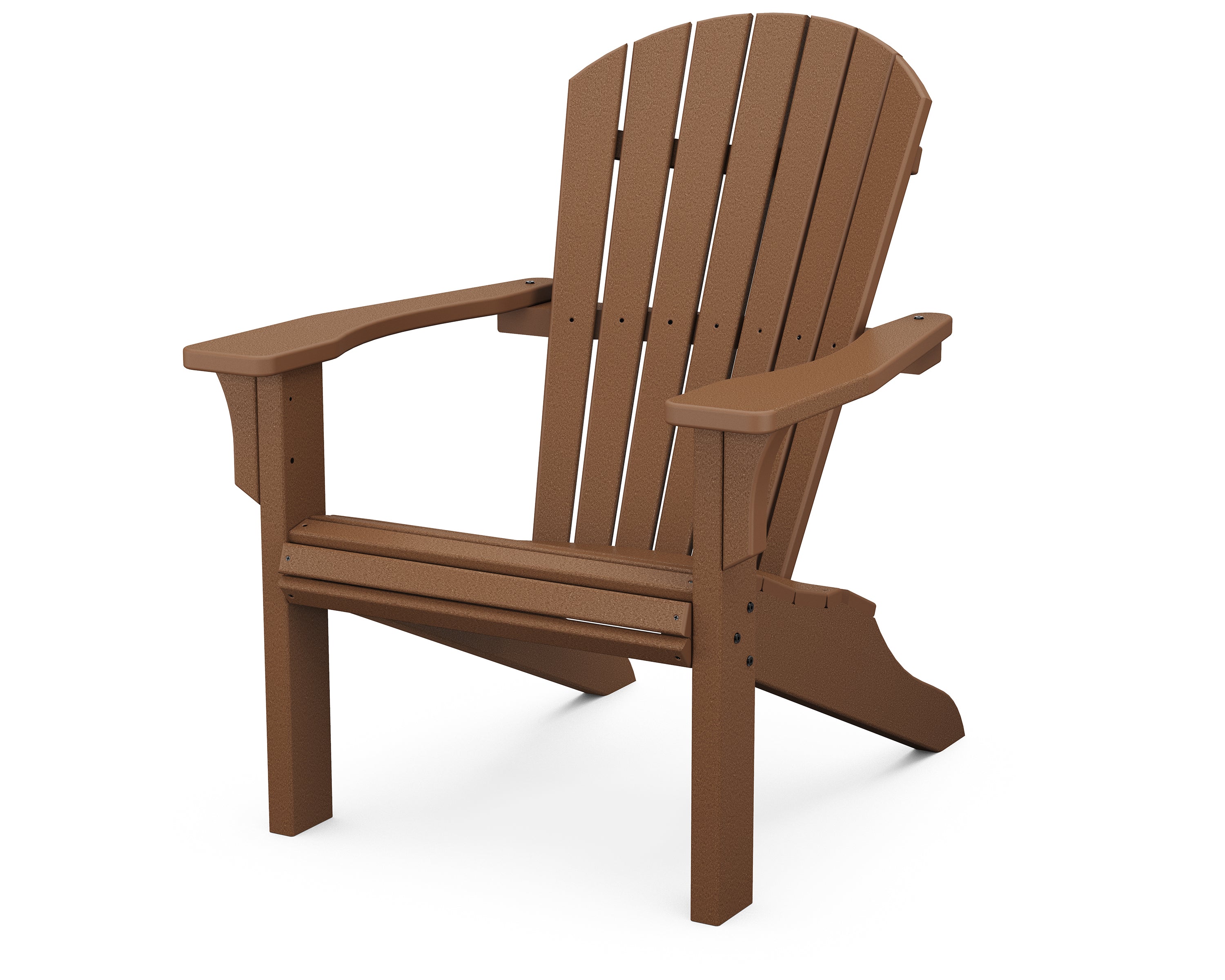 POLYWOOD Seashell Adirondack Chair - Durable Outdoor Furniture for Patio, Poolside & Garden Relaxation