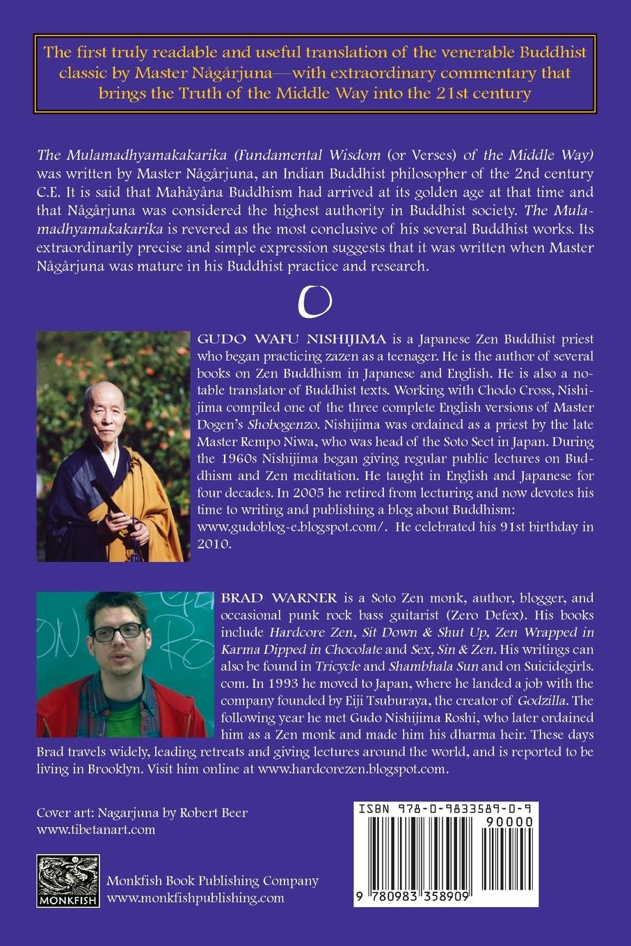 Nagarjuna's Mulamadhyamakakarika: The Fundamental Wisdom of the Middle Way - Buddhist Philosophy Book for Meditation & Spiritual Enlightenment