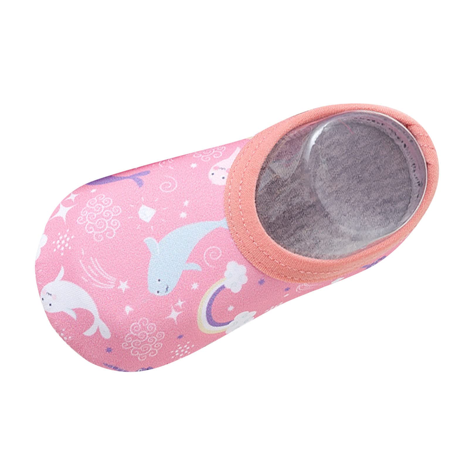 **Toddler Baby Girl Swim Water Shoes - Non-Slip Beach Shoes for Infants & Girls - Soft Sole Walking Shoes for Pool, Beach & Outdoor Play**