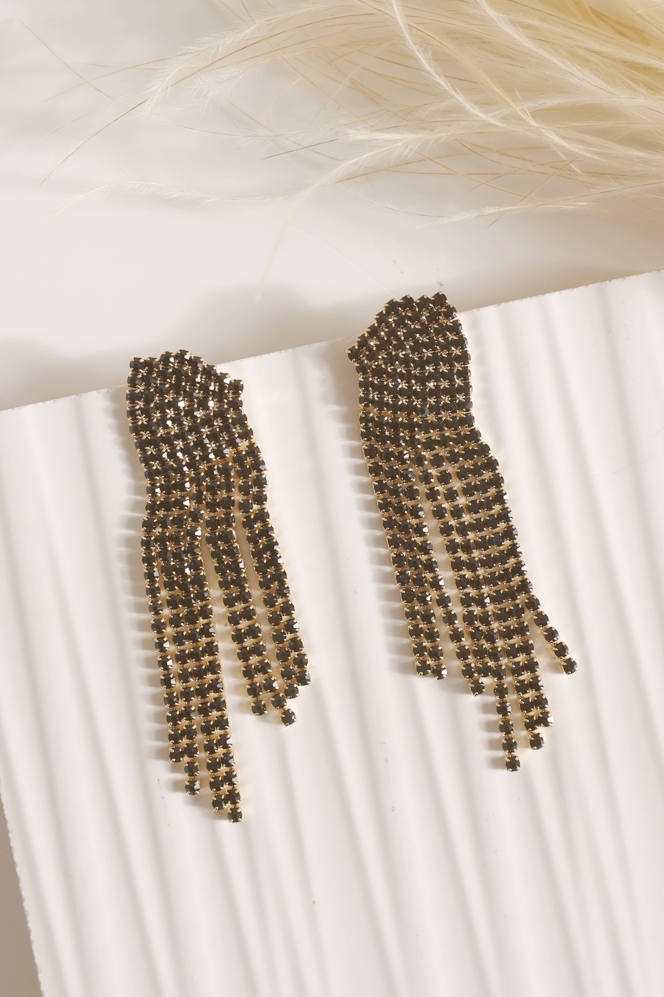 Lola Sparkle Statement Earrings for Women - Elegant Crystal Dangle Earrings - Perfect for Parties, Weddings & Special Occasions