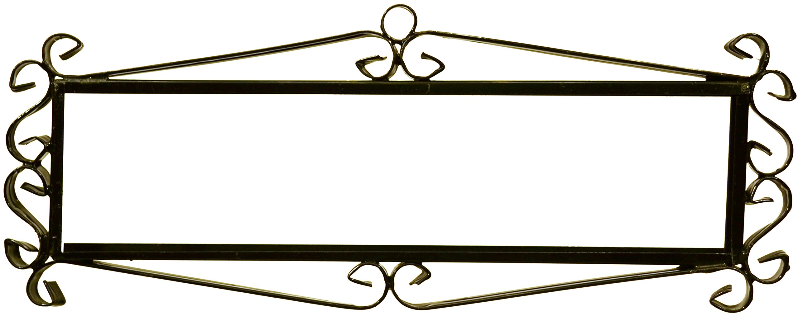 Black Iron Frame for 9 Tiles Azul Mini (2.87” x 10.62”) - Easy Wall Hanging Tile Design - Perfect for Kitchen Backsplash, Bathroom Decor & Spanish Style Home Interiors