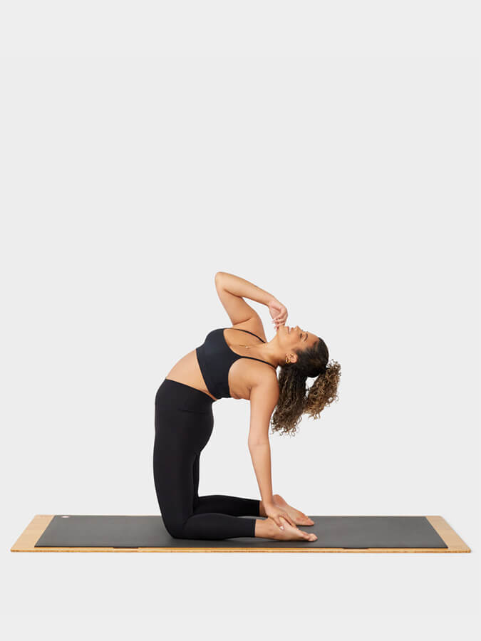 Manduka Foundation Women's Yoga Bra - High Support Sports Bra for Running, Gym & Workout - Breathable & Comfortable Activewear for Fitness & Yoga Practice