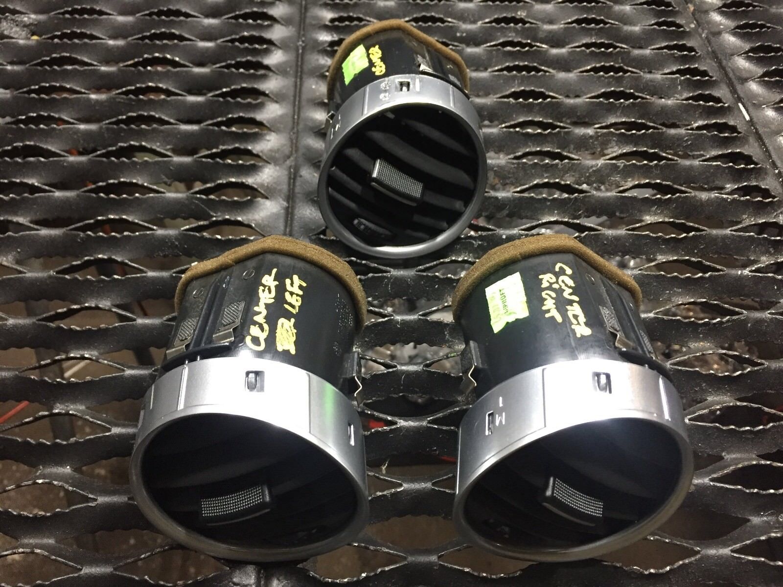 Original Audi A4 B6 (2003-2009) Dashboard Center Air Vent - OEM Replacement 3-Piece Set - Perfect for Interior Repair & Car Restoration Projects