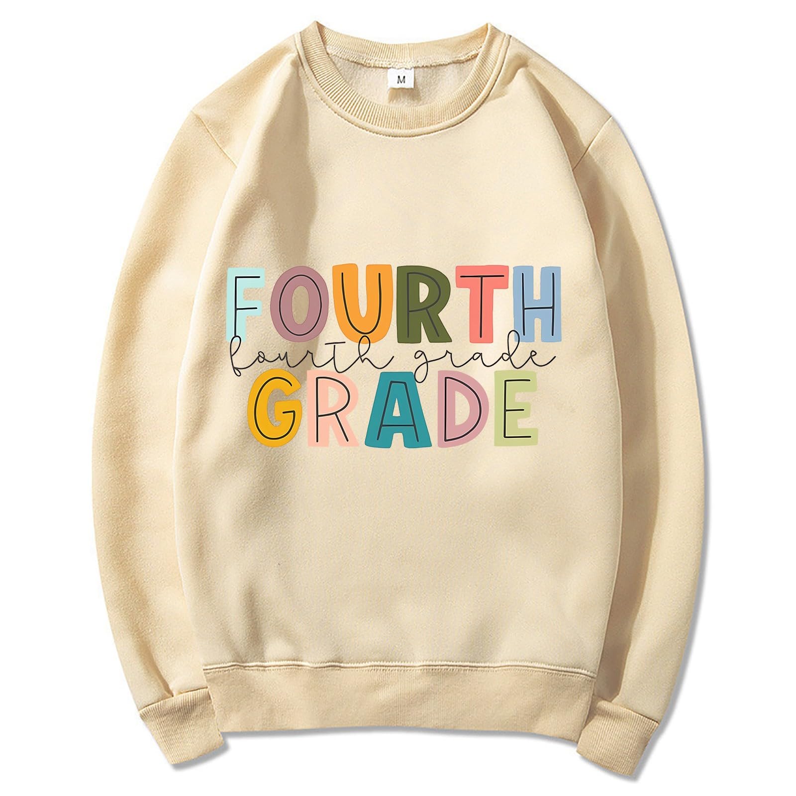 2024 Women's Teacher Sweatshirts - First Day of School Pullover with Print Design | Comfortable Back to School Outfit for Educators | Perfect for Classroom, Teacher Appreciation & Casual Wear