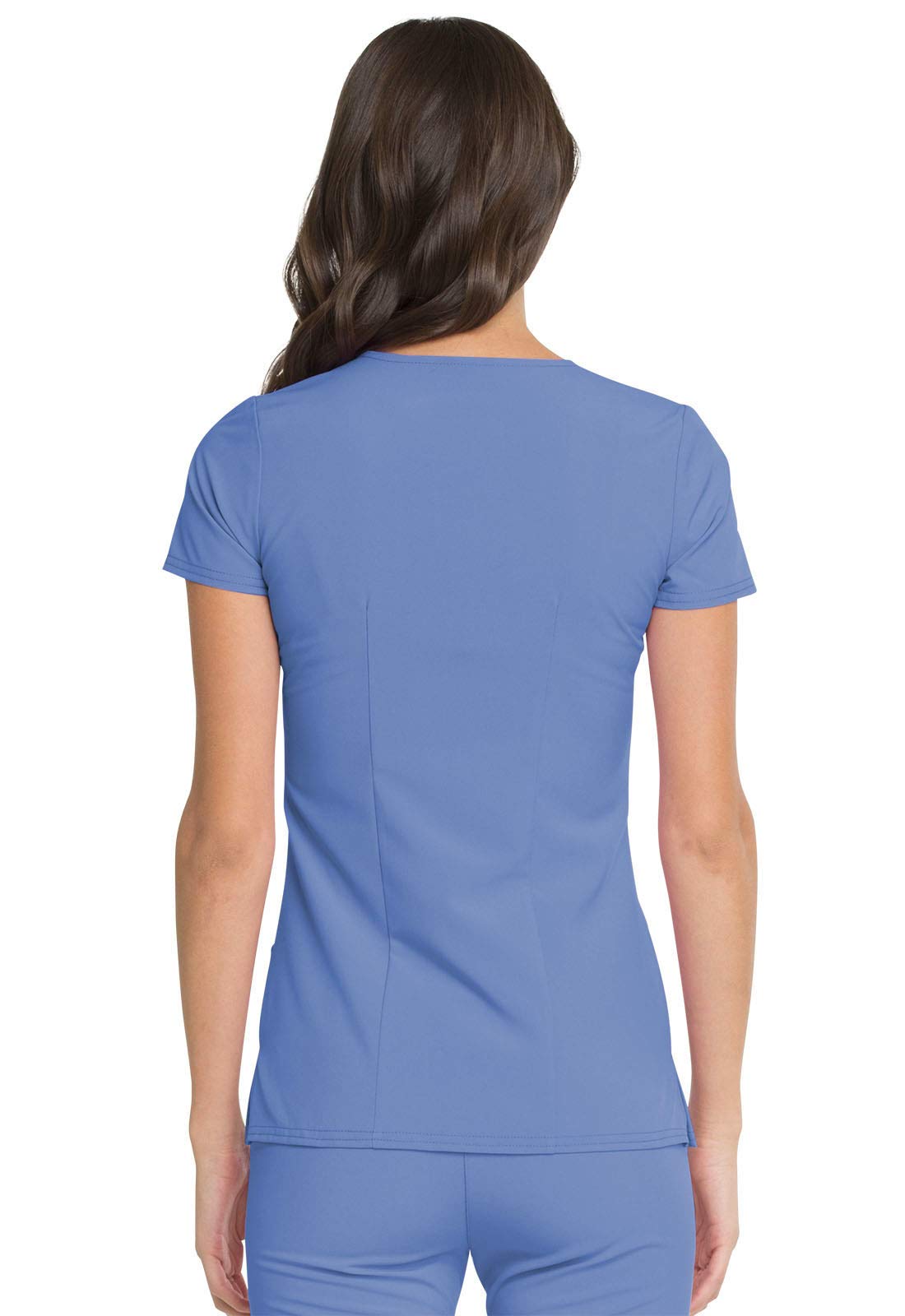 HeartSoul Women's Scrubs - V-Neck Performance Top with Love Always Design HS665 | Comfortable & Durable for Nurses, Doctors & Healthcare Professionals