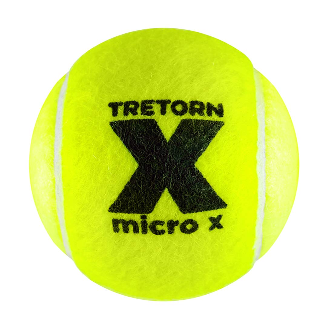 TRETORN Micro-X Pressureless Tennis Balls (72 Count) - Durable Yellow Practice Balls for Tennis Training, Coaching & Recreational Play