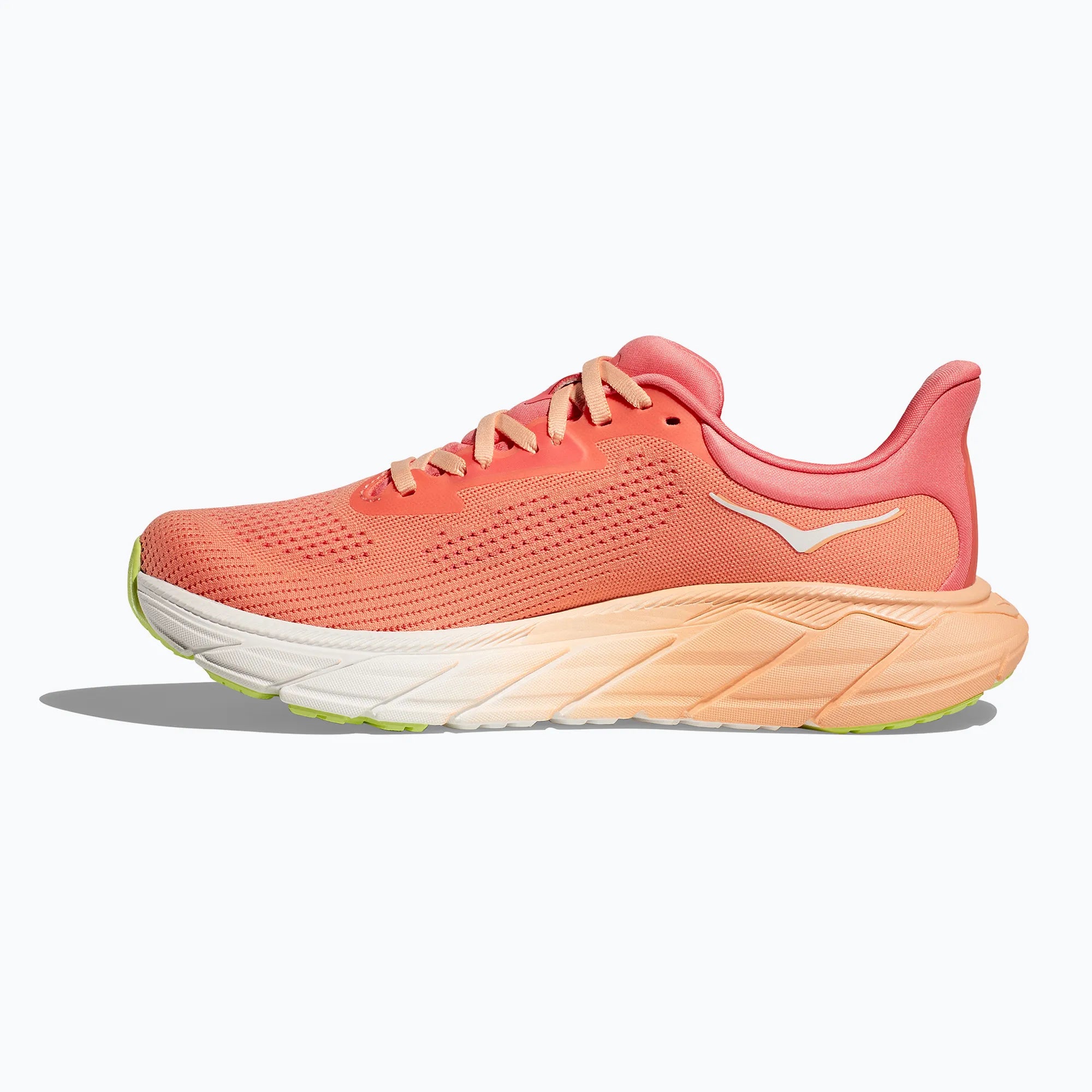 HOKA Women's Arahi 7 Wide Running Shoes - Lightweight Stability Sneakers for Women in Papaya/Coral | Perfect for Road Running, Jogging & Gym Workouts