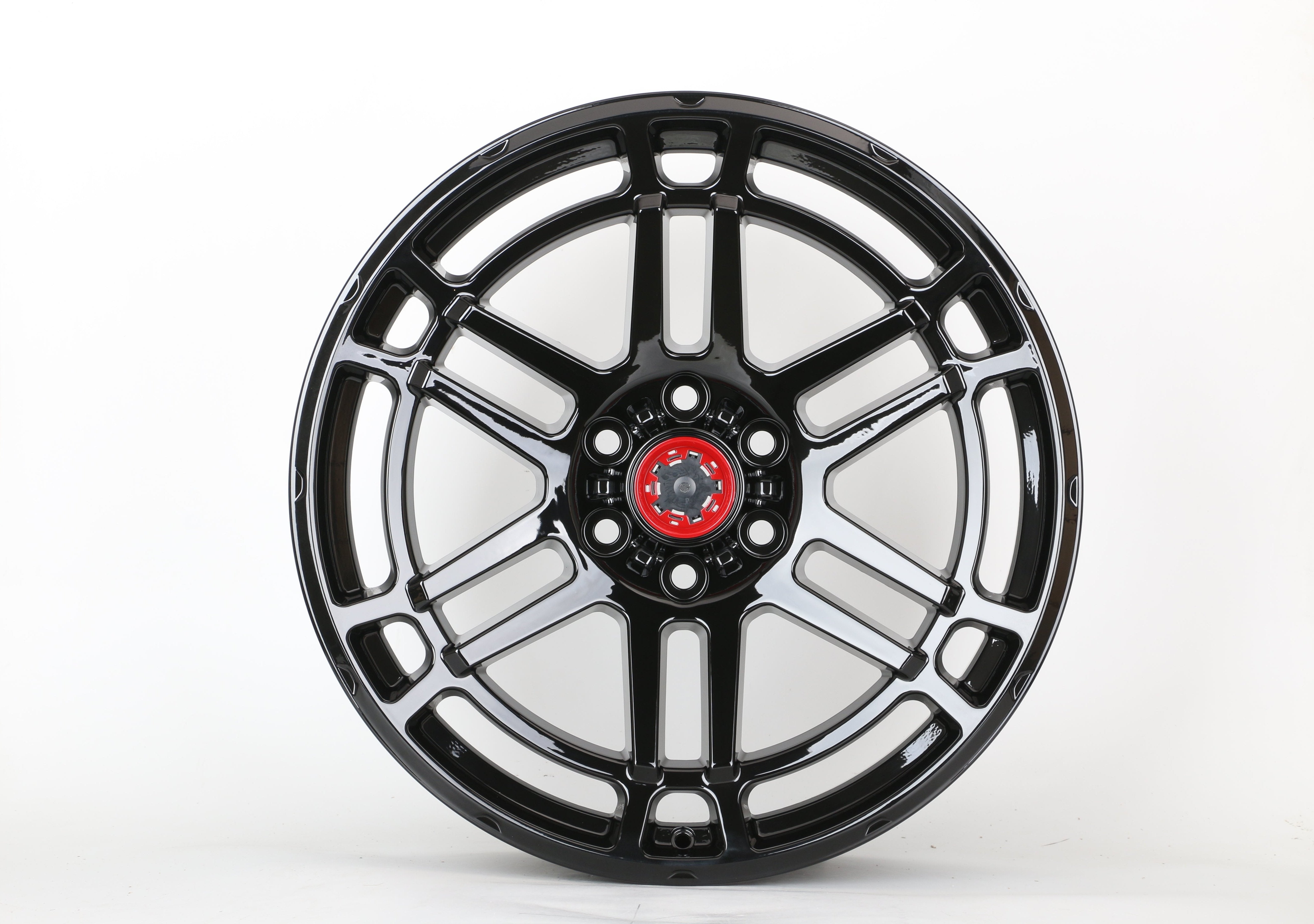 2023 Black Pro Style 16x8 Wheels Rims for Toyota Tacoma 4Runner FJ Cruiser - Off-Road & Street Performance Alloy Wheels - Perfect for Trail Adventures & Daily Driving