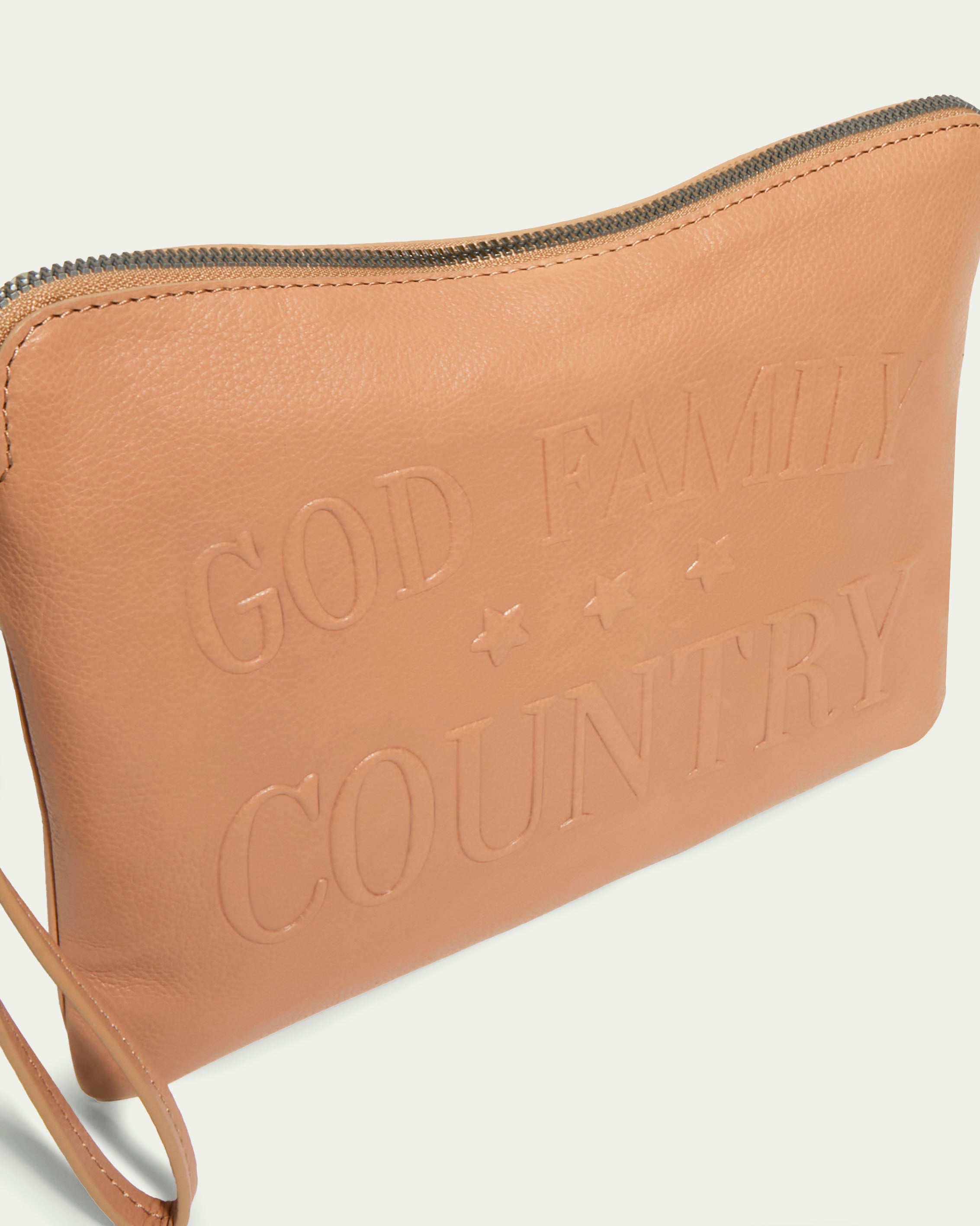 God Family Country Pouch - Patriotic Crossbody Bag for Women & Men | Perfect for Travel, Concerts, and Everyday Use