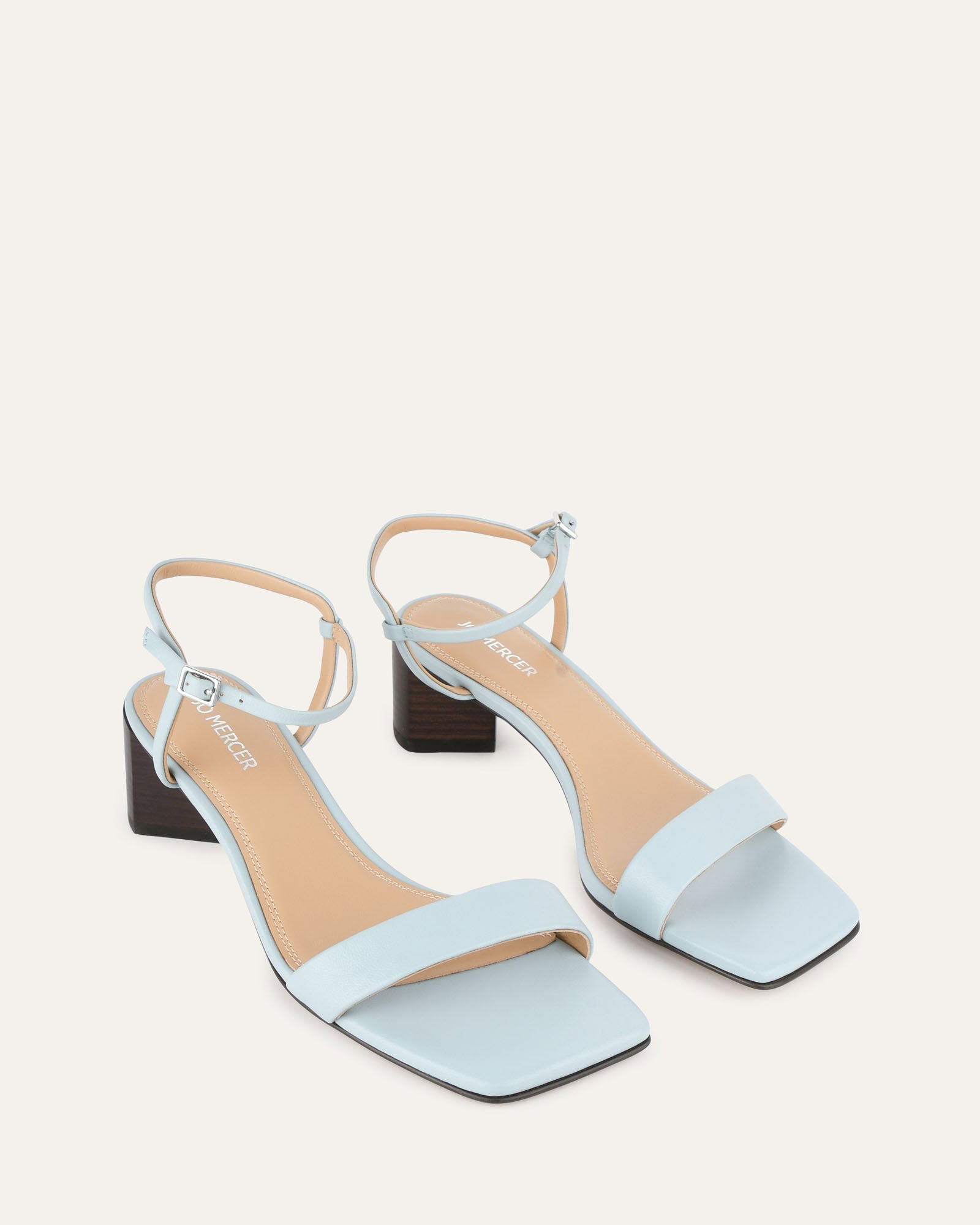 HELEN MID SANDALS in Dusty Blue | Genuine Leather Women's Sandals for Summer | Perfect for Beach, Vacation & Casual Outings