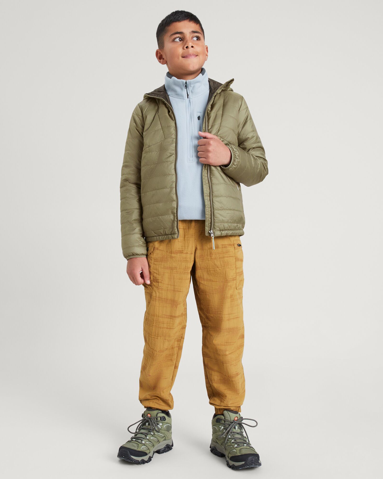 Heli R Boys' novaLOFT Hooded Jacket - Lightweight Waterproof Winter Coat for Kids, Warm Insulated Outdoor Jacket - Perfect for Hiking, Skiing, and Cold Weather Play