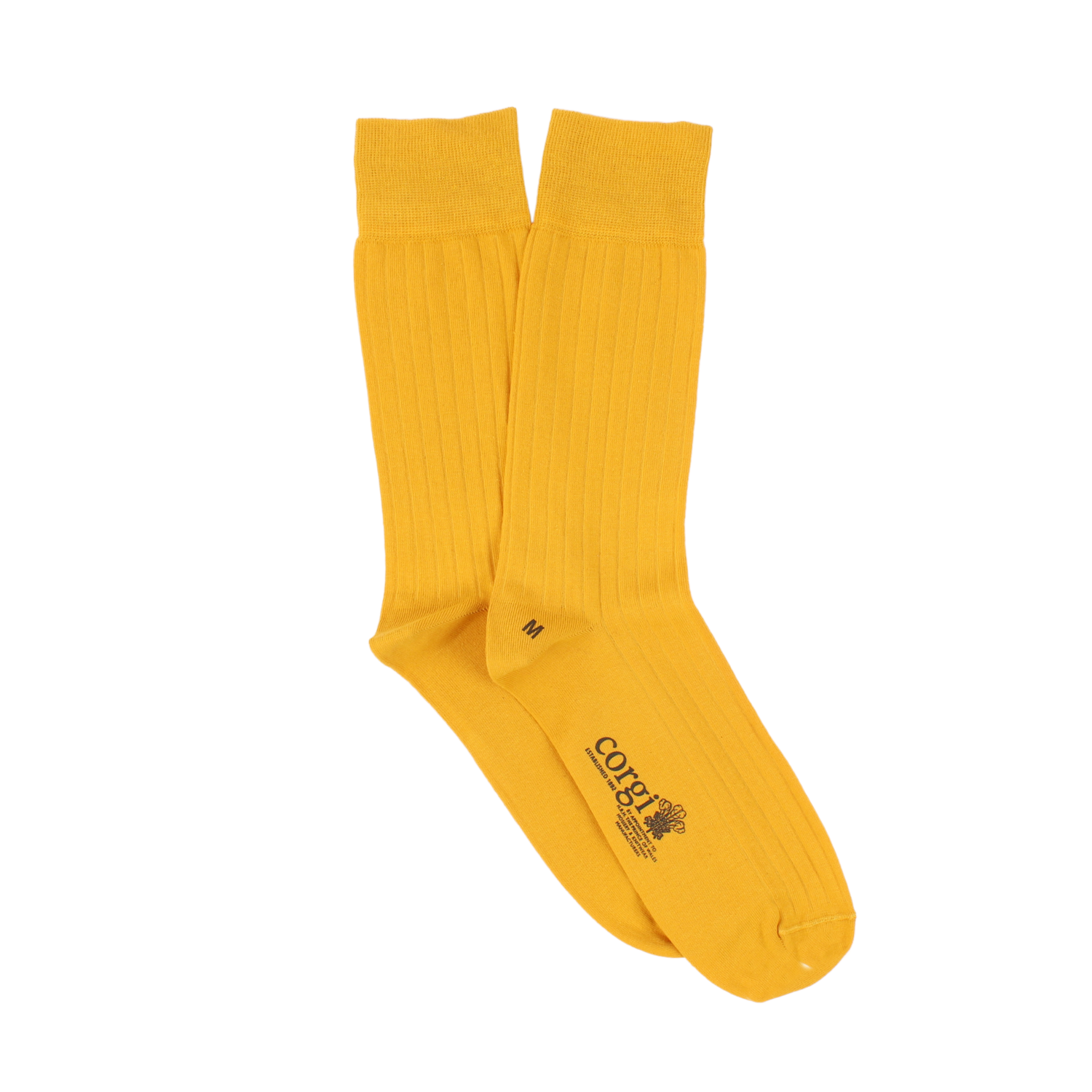 Brecon Ribbed Cotton Socks for Men - Soft & Comfortable Casual & Dress Socks - Perfect for Work, Travel & Everyday Wear