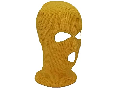Mrlahat 3 Hole Ski Mask - Winter Face & Neck Gaiter Balaclava for Men & Women - Warm Full Face Cover for Skiing, Snowboarding, Motorcycling & Outdoor Sports (OSFM)