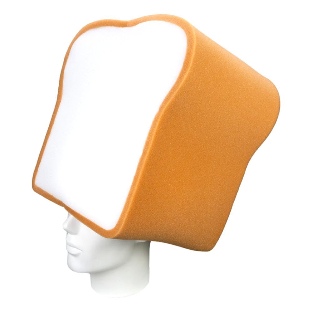 FOAM PARTY HATS: Bread Hat - Baker Gift Hat - Handmade Food Hat - Funny Baking Party Accessories for Costume Parties, Themed Events & Birthday Celebrations