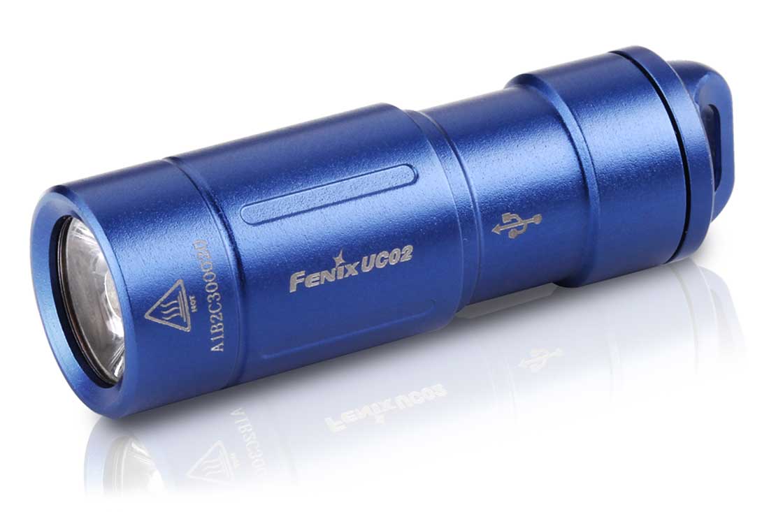 UC02 USB Rechargeable Keychain Flashlight - Compact & Bright LED Light for Emergencies, Camping, Hiking & Everyday Carry (EDC)