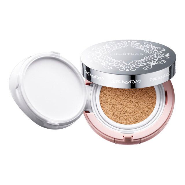 JILL STUART Pure Essence Forever Cushion Compact Foundation - Long Lasting Hydrating Makeup with SPF for Flawless Coverage | Perfect for Daily Wear & Special Occasions