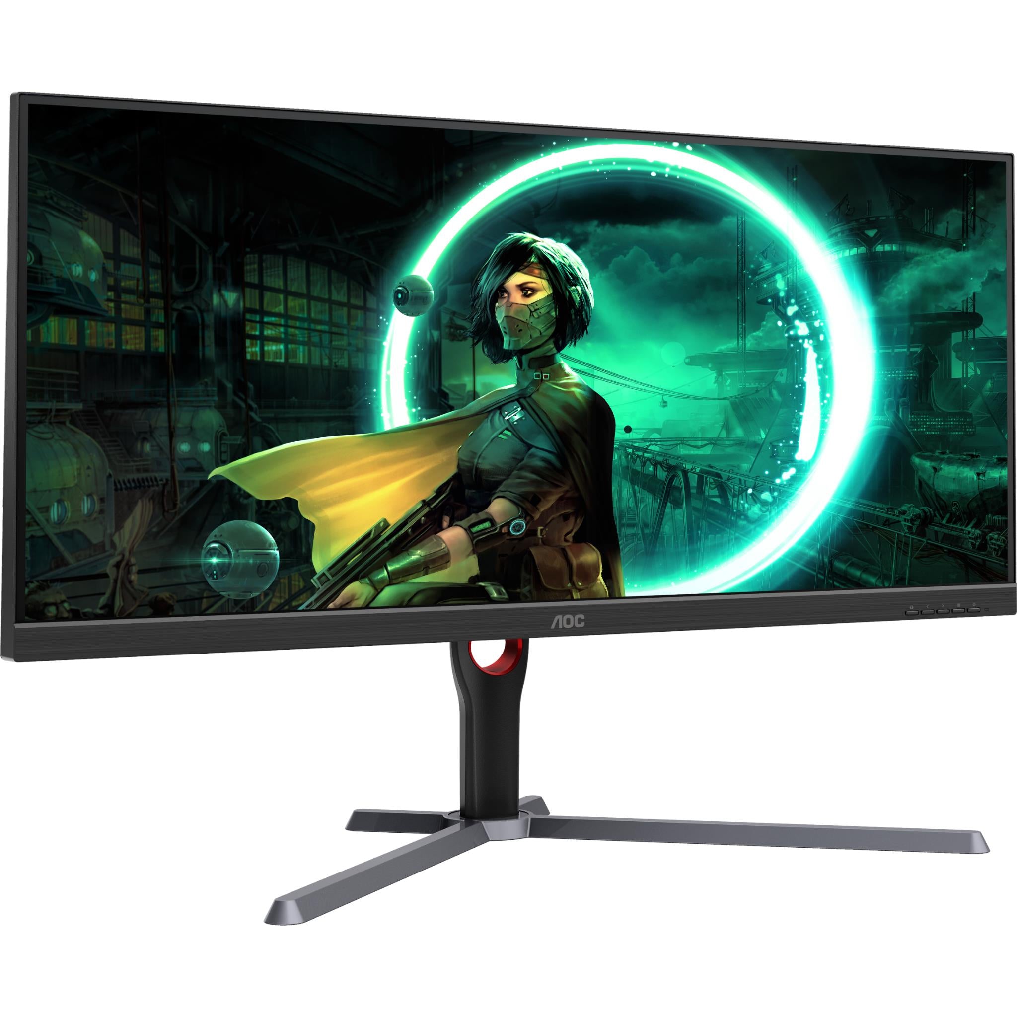 AOC U34G3XM 34-Inch WQHD 144Hz Curved Gaming Monitor - Ultra-Wide Screen, 1ms Response Time, FreeSync Premium for PC & Console Gaming - Perfect for Esports, Work & Entertainment