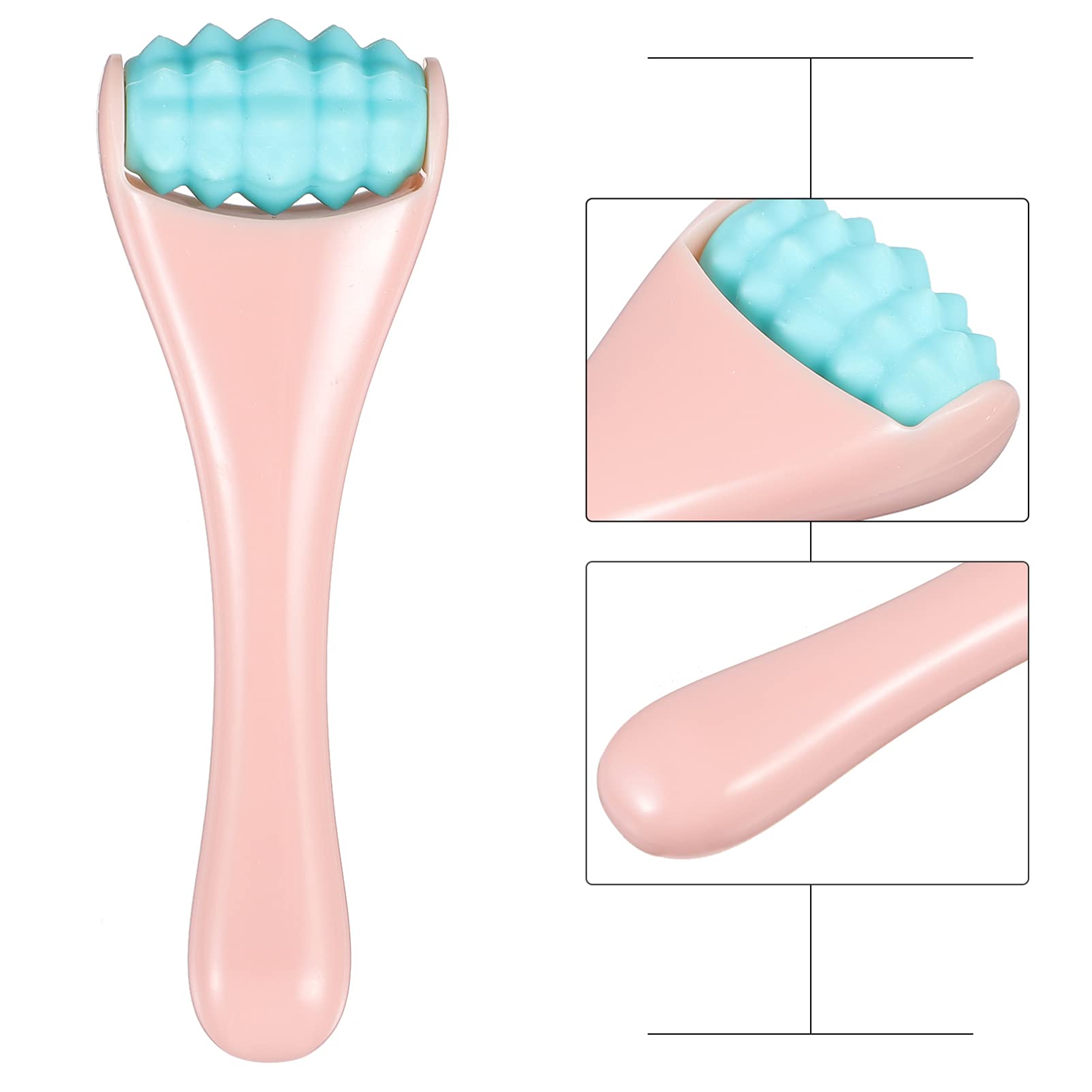 HEALLILY Eye Cream Applicator & Face Roller - Cooling Beauty Tool for Dark Circles, Puffiness & Wrinkles - Perfect for Skincare Routine & Makeup Application