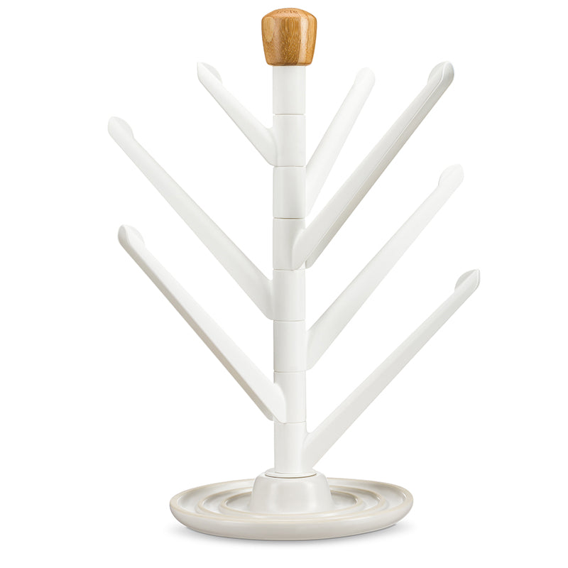 Branch Out™ Full Circle Upright Drying Rack - Space Saving Clothes Airer for Laundry Room, Balcony & Small Apartments | Indoor/Outdoor Garment Drying Solution