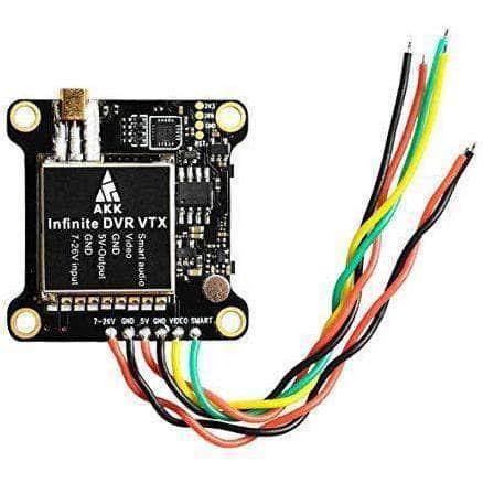 AKK Infinite DVR 30x30 25 1000mW 5.8GHz VTX MMCX FPV Drone Camera Transmitter - Perfect for FPV Racing Drones and Aerial Photography