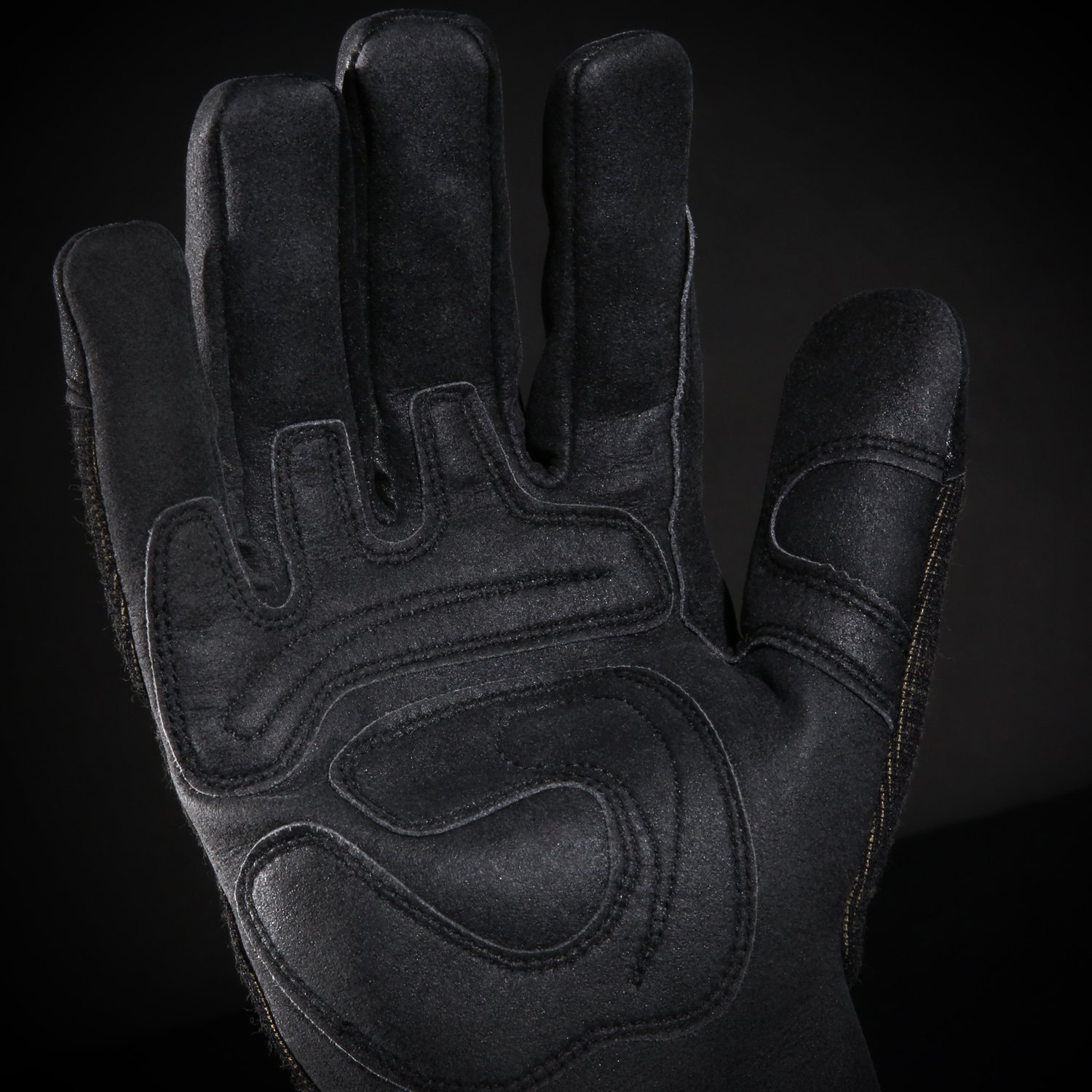 Heat Resistant Work Gloves - Ironclad HEATWORX Reinforced Cut & Heat Resistant Gloves, 450°F Protection (1 Pair, Black) - Ideal for Welding, Grinding & Industrial Use