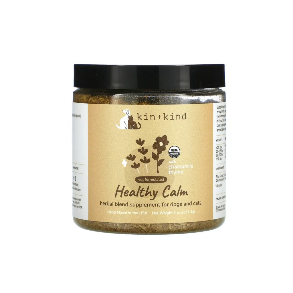 Kin+Kind Organic Dog & Cat Supplement for Hip & Joint, Skin & Coat, Immunity - Coconut Oil for Healthy Digestion & Calm Pets - Perfect for Active Pets & Senior Care