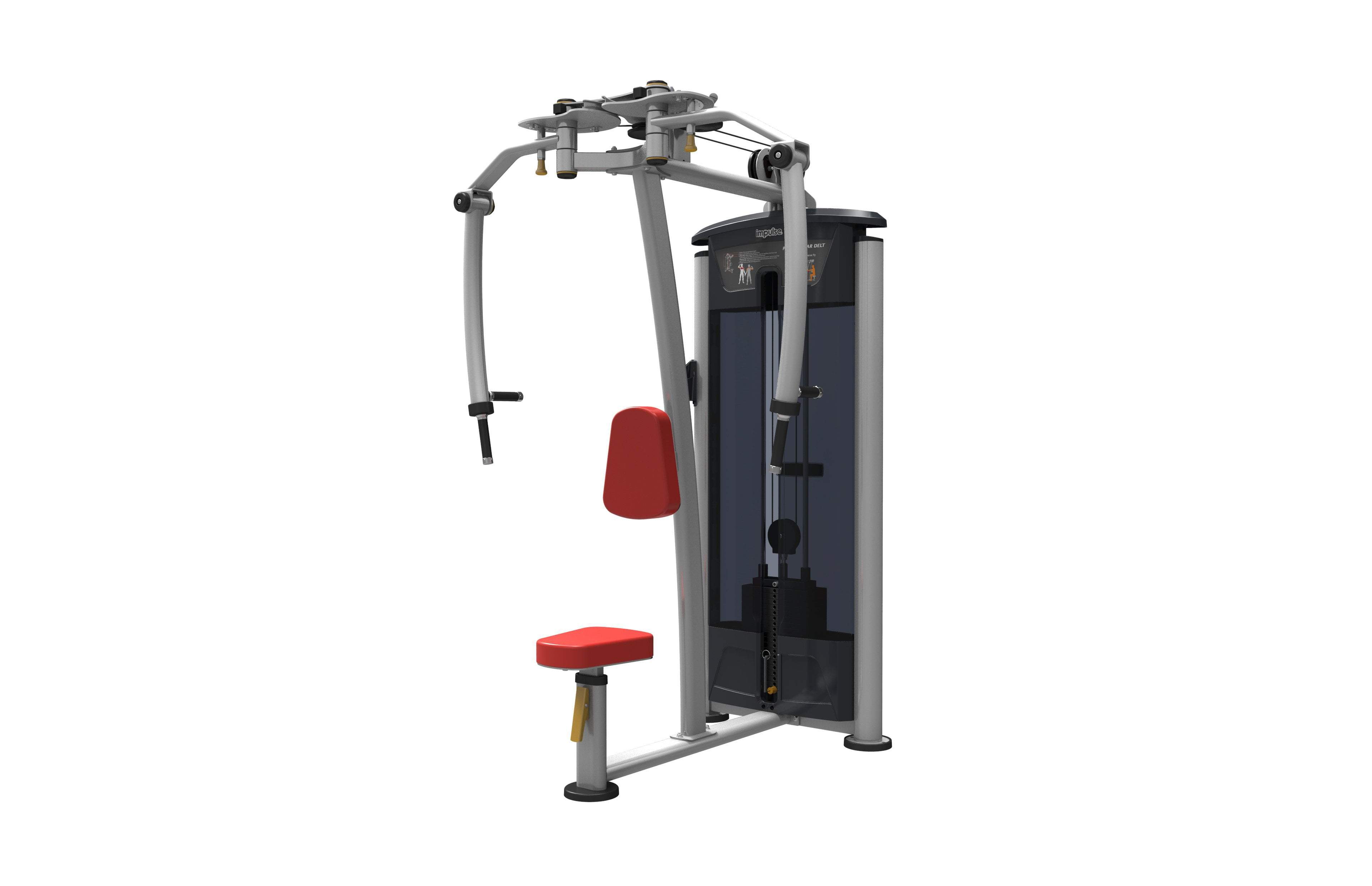 Impulse Pec Fly and Rear Delt Machine - 235lb Weight Stack for Home Gym Strength Training - Perfect for Chest and Shoulder Workouts
