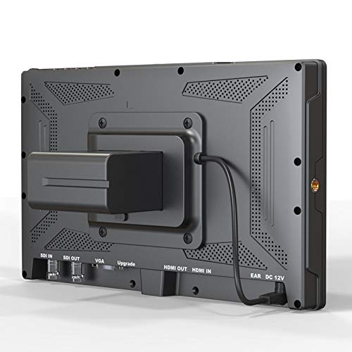 LILLIPUT A11 10.1 Inch 3G-SDI VGA Monitor with 4K HDMI Input - Professional Camera Director Monitor for Film Production & Video Editing