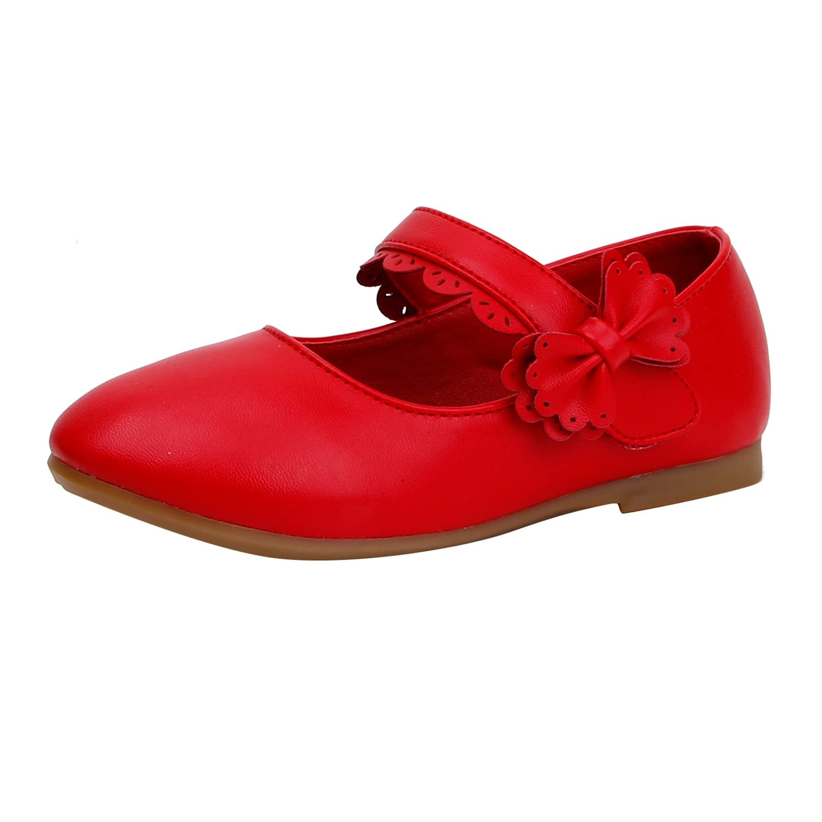 **Girls Leather Dance Shoes for Kids - Comfortable Ballet & Performance Shoes for Toddlers - Perfect for Ballet Class, Recitals & Playtime**