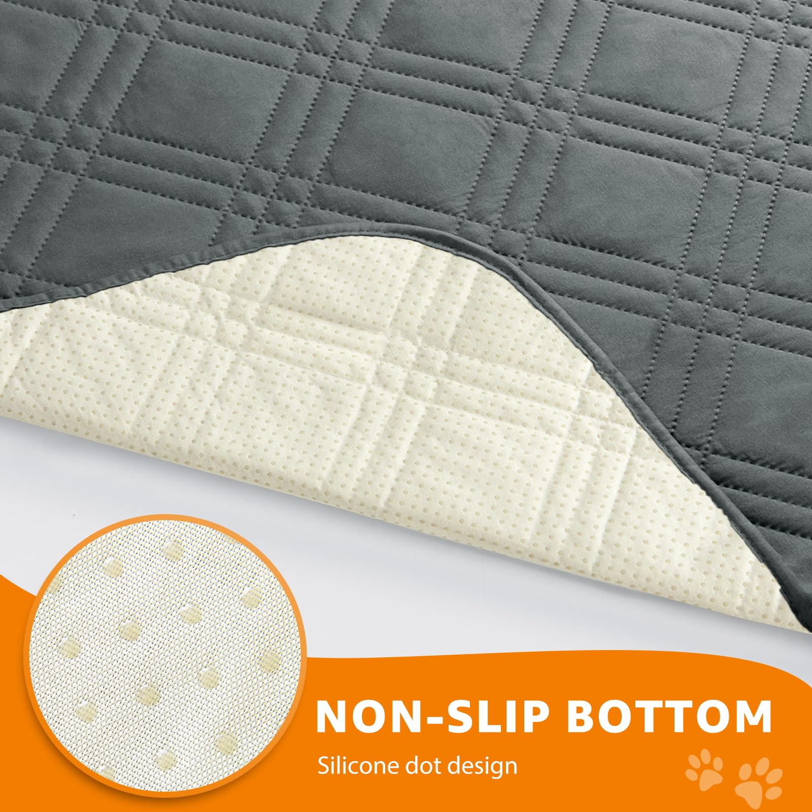 Waterproof Dog Blanket - Anti-Slip Pet Covers for Sofa & Car (2 Pack) - Perfect for Puppies & Cats
