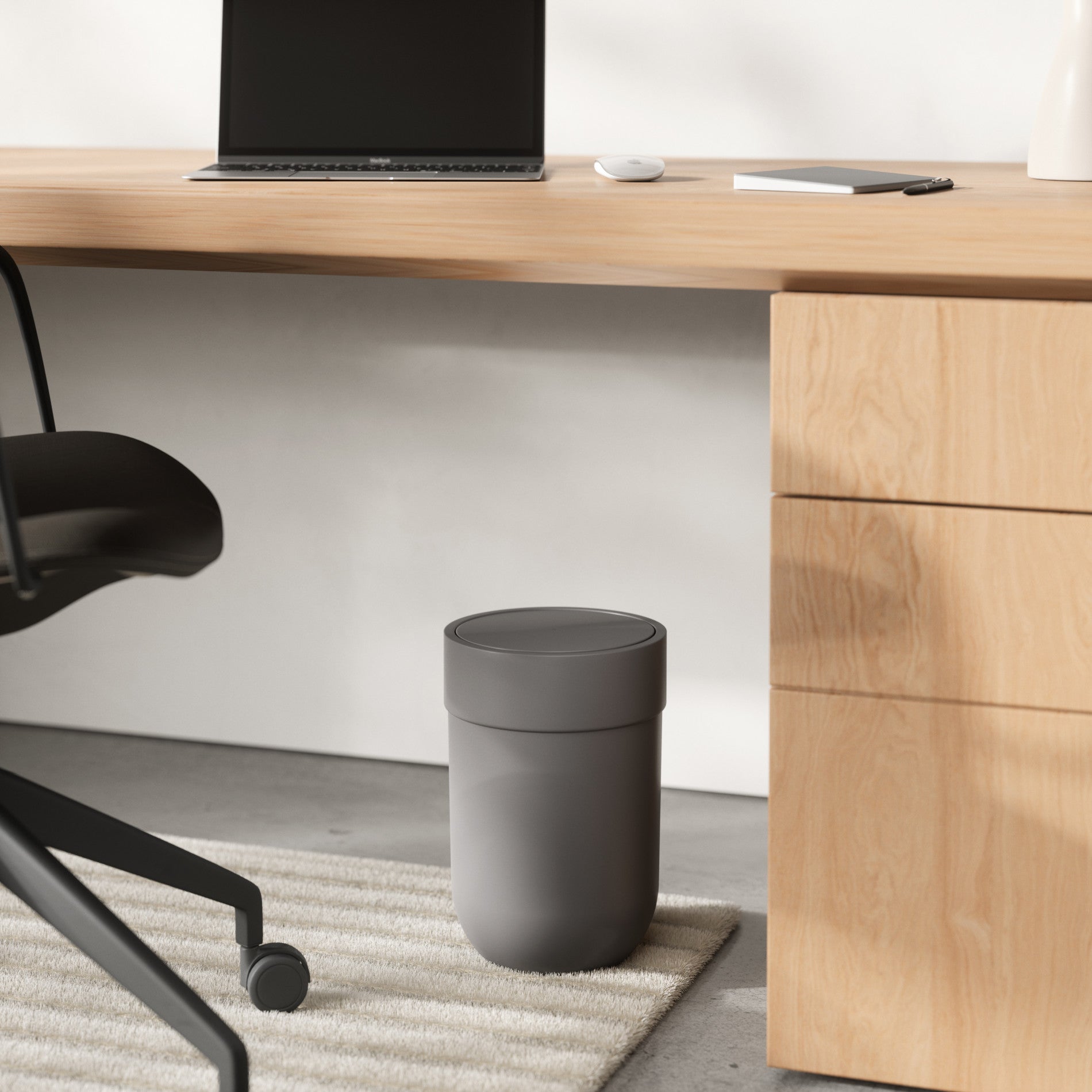 Automatic Touchless Trash Can - Hands-Free Sensor Garbage Bin for Kitchen, Bathroom, Office - 13 Gallon Stainless Steel Smart Waste Bin with Lid