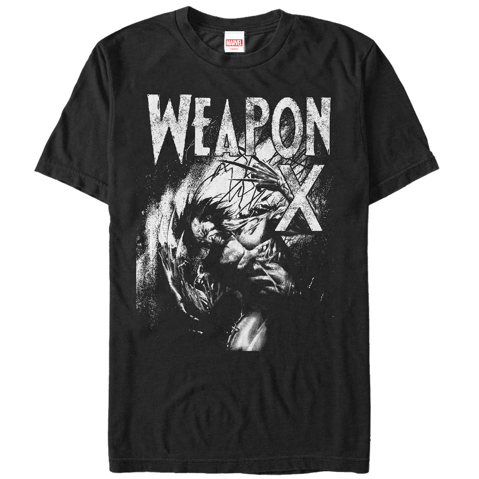 Men's Marvel X-Men Wolverine Weapon X Graphic T-Shirt | Superhero Comic Tee for Fans | Casual Wear & Cosplay