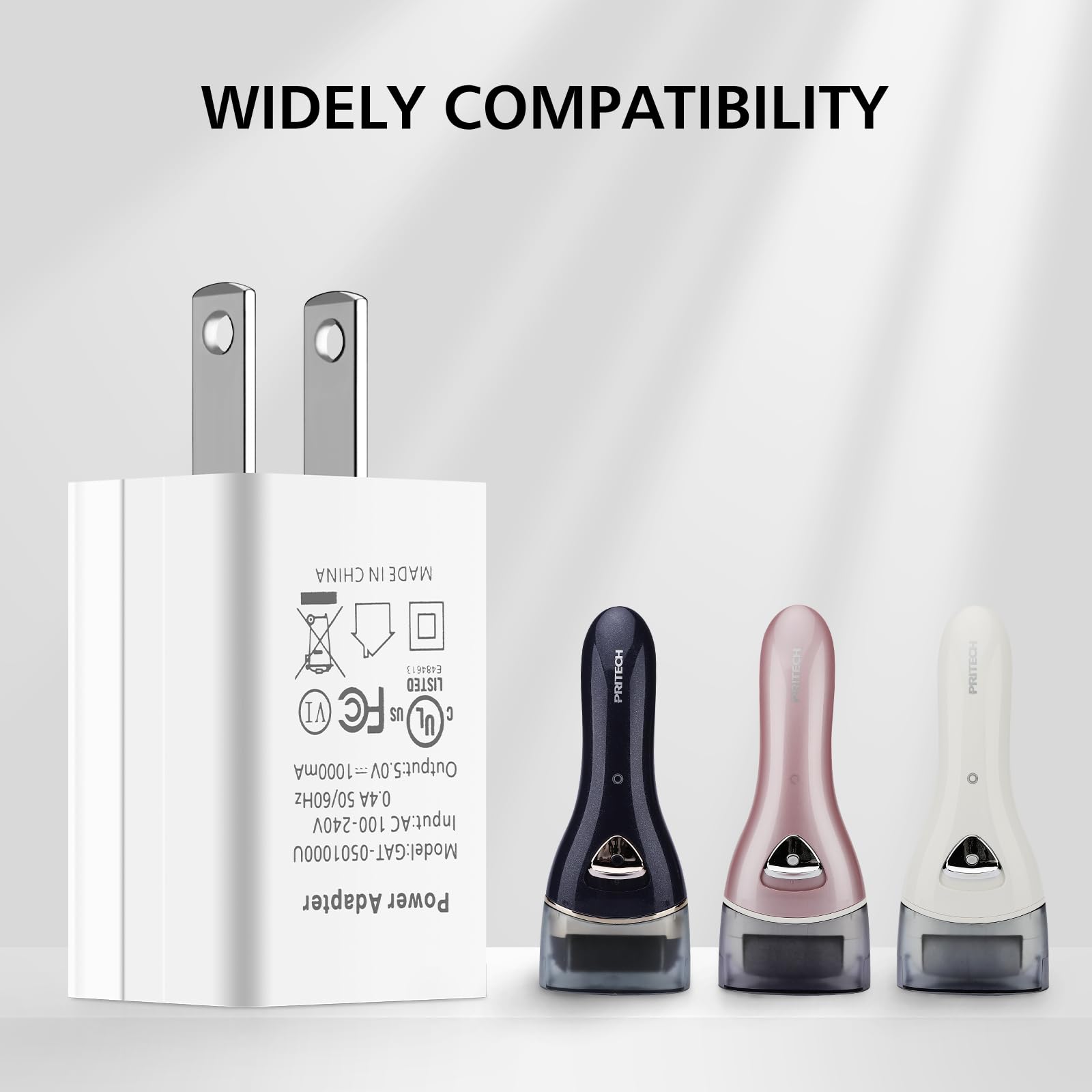 Original Title: USB Wall Charger, Charger Adapter, Replacement Adapter for PRITECH Electric Foot Callus Remover Machine (USB-1138 Replacement Adapter)    Optimized Title: PRITECH USB-1138 Replacement Wall Charger Adapter for Electric Foot Callus Remover - Fast Charging USB Power Adapter - Perfect for Home, Travel & Salon Use