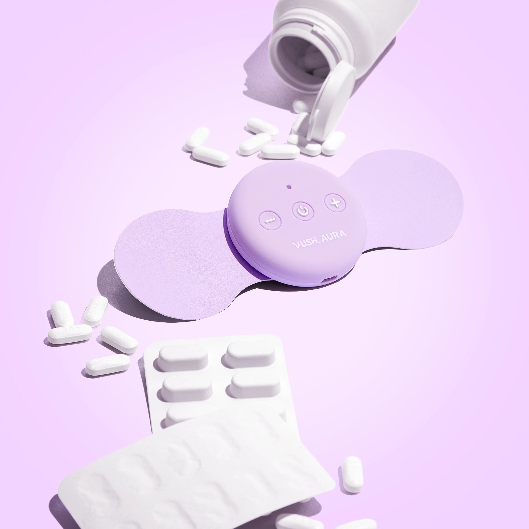 Aura Wireless Replacement Electro Gel Pads for Aura TENS Unit - Reusable Electrotherapy Pads for Pain Relief, Muscle Stimulation - Perfect for Back Pain, Neck Pain & Arthritis Relief at Home or Work