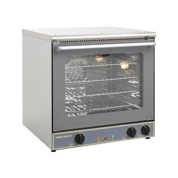 Equipex FC 60/1 Sodir Ariel Compact Countertop Convection Oven - Half Size Commercial Grade for Restaurants, Bakeries & Small Kitchens - Perfect for Baking, Roasting & Reheating Food