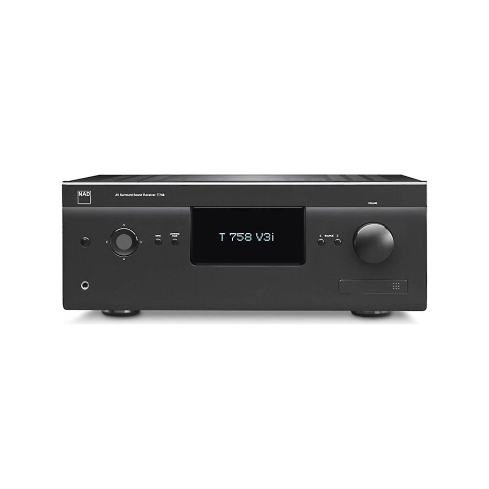 T 758 V3i 7.1 Channel Home Theater Receiver - Premium Audio System for Movies, Music & Gaming | Dolby Atmos & DTS:X Support | 4K Ultra HD Pass-Through | Perfect for Home Cinema, Gaming Setup & Entertainment Room