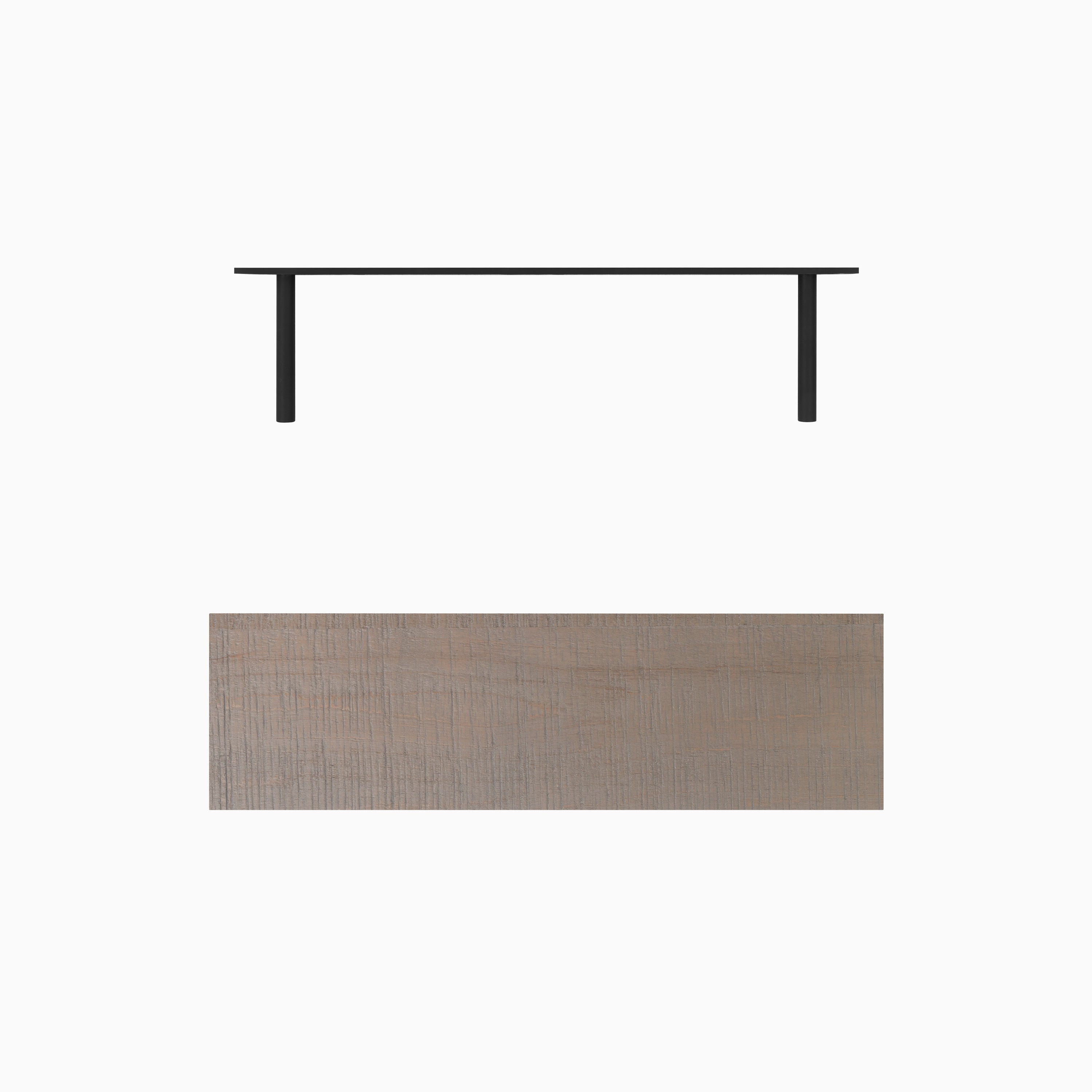 Aksel LED Floating Shelf - Rustic Grey Wood Wall Shelf with Built-in Lights for Living Room, Bedroom, or Kitchen Decor