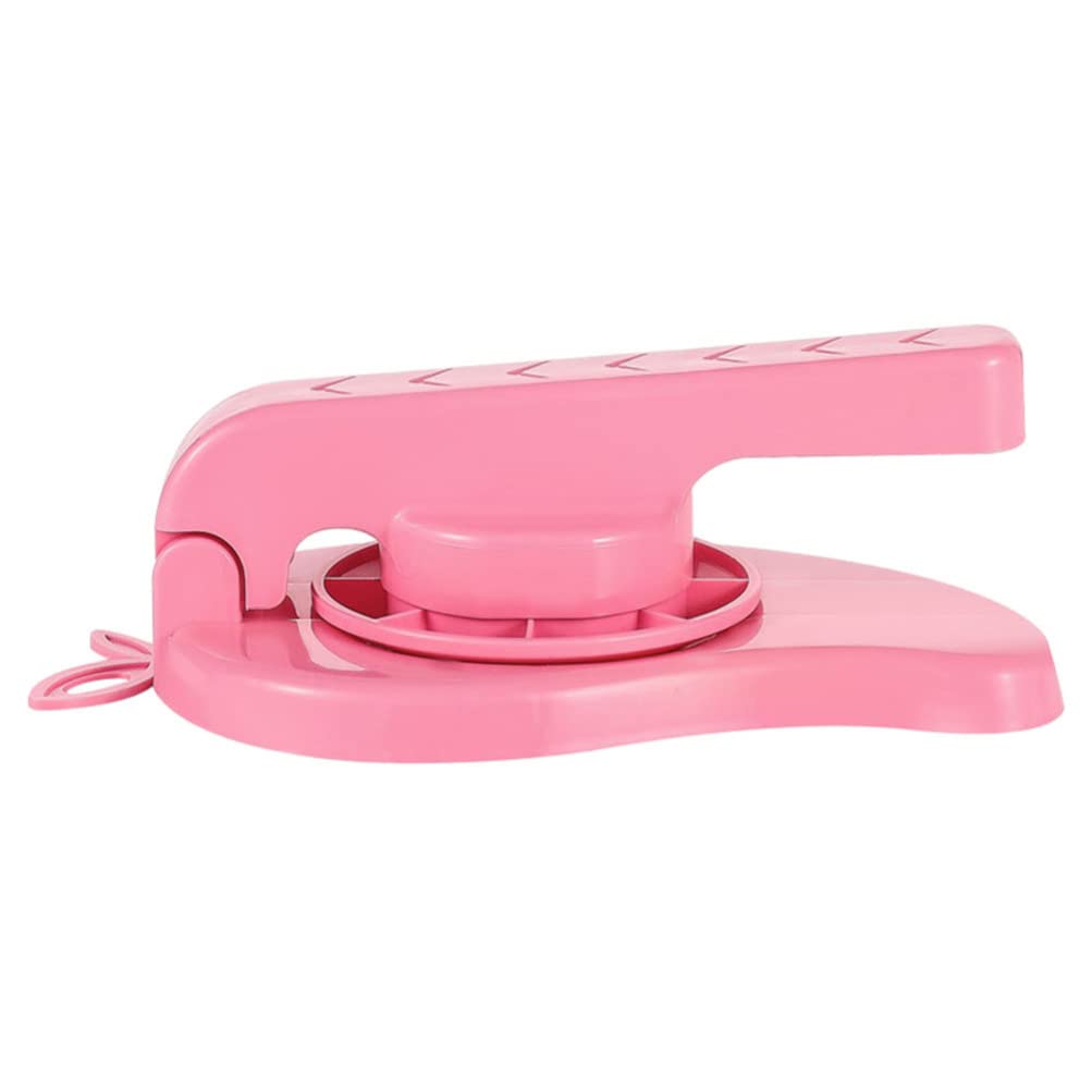 UPKOCH Manual Tortilla Press - Roti & Dumpling Dough Presser, Pastry Maker for Homemade Wrappers - Pink Baking Tool for Home Kitchen | Perfect for Mexican, Indian Cuisine & Asian Dumpling Making