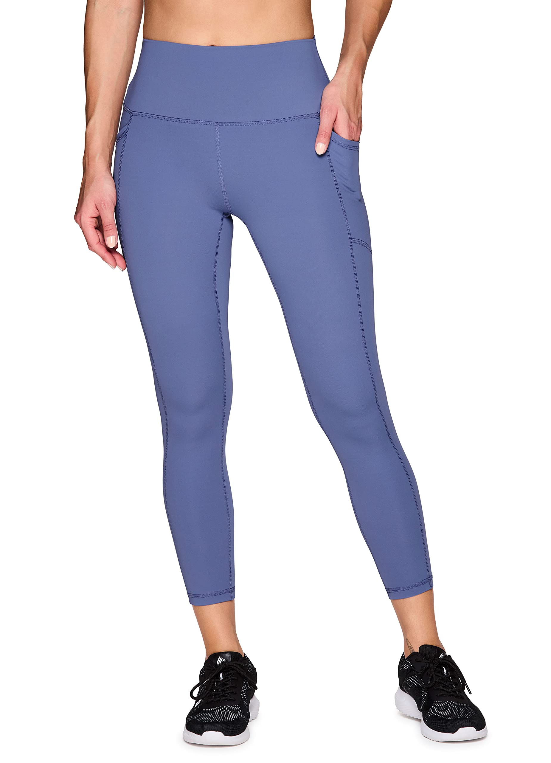 RBX Active High Waisted Squat Proof Workout Yoga Leggings for Women with Pockets - Comfortable & Stretchy Gym Leggings for Running, Yoga & Fitness