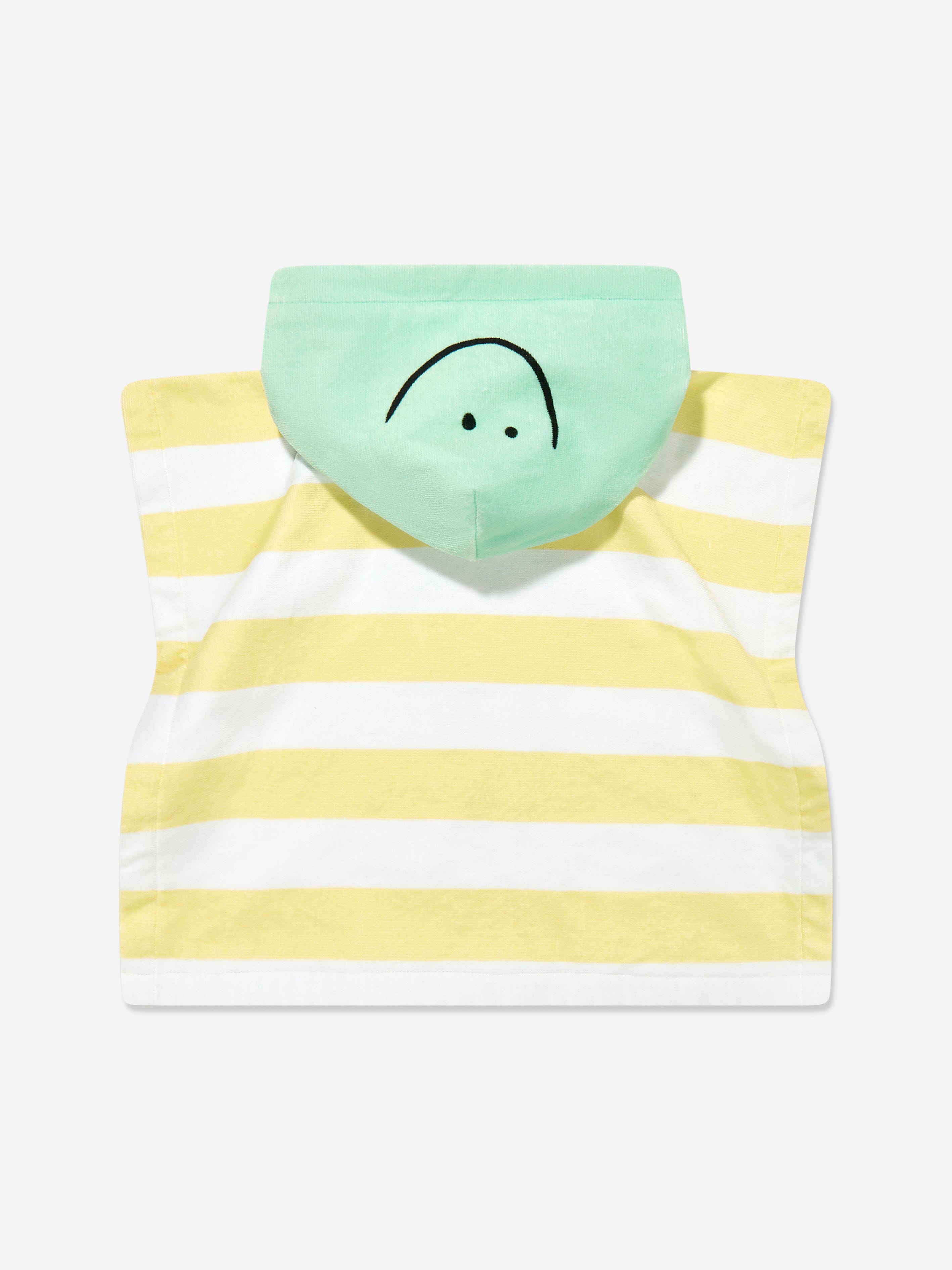 Soft Multicolor Baby Hooded Towel with Ice Cream Print - Perfect for Bath Time, Beach, and Pool Fun