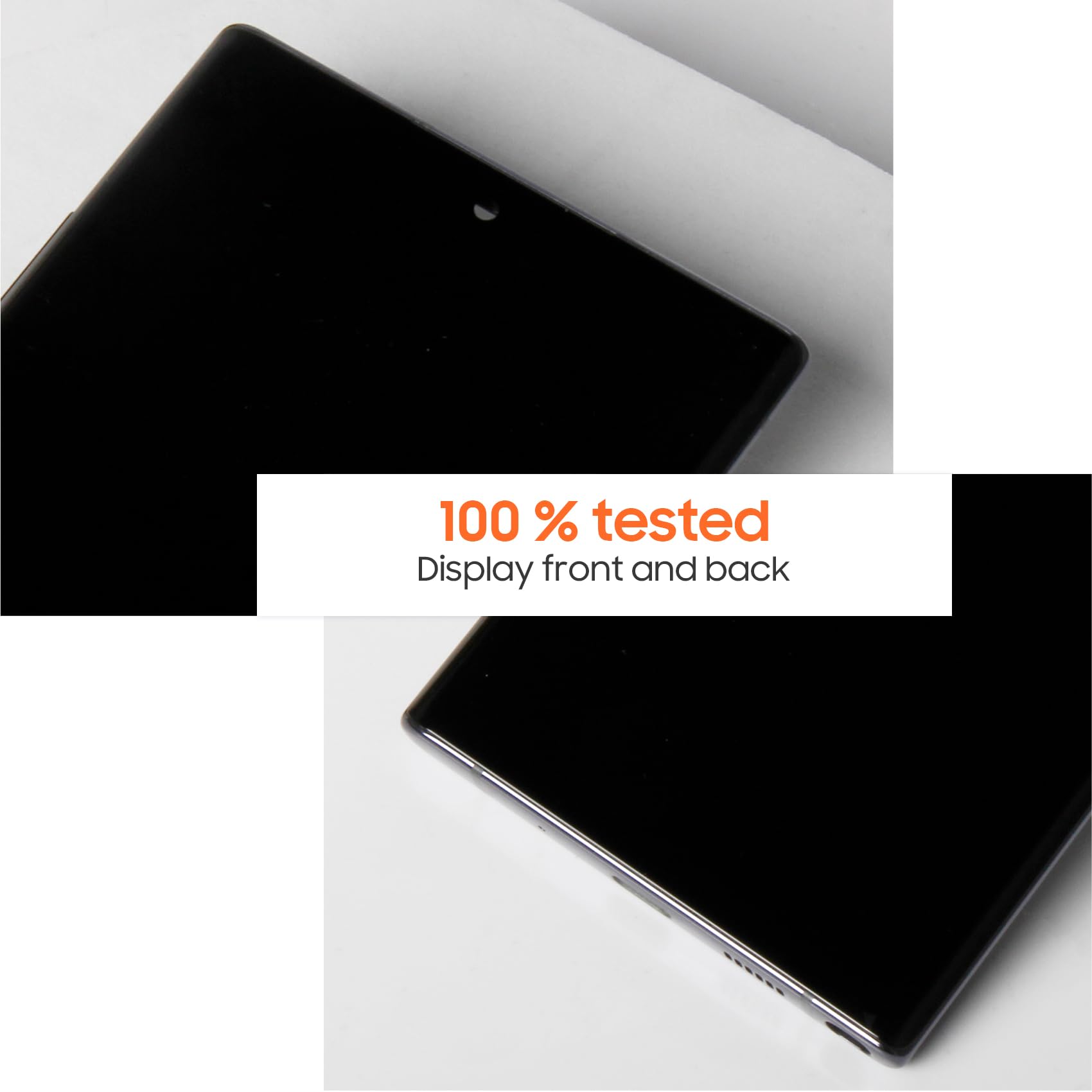 Original OLED Screen Replacement for Samsung Galaxy Note 10 Plus (SM-N975U) - Touch Display Digitizer Assembly with Frame & Fingerprint Sensor (Black) | Perfect for DIY Phone Repair & Screen Replacement
