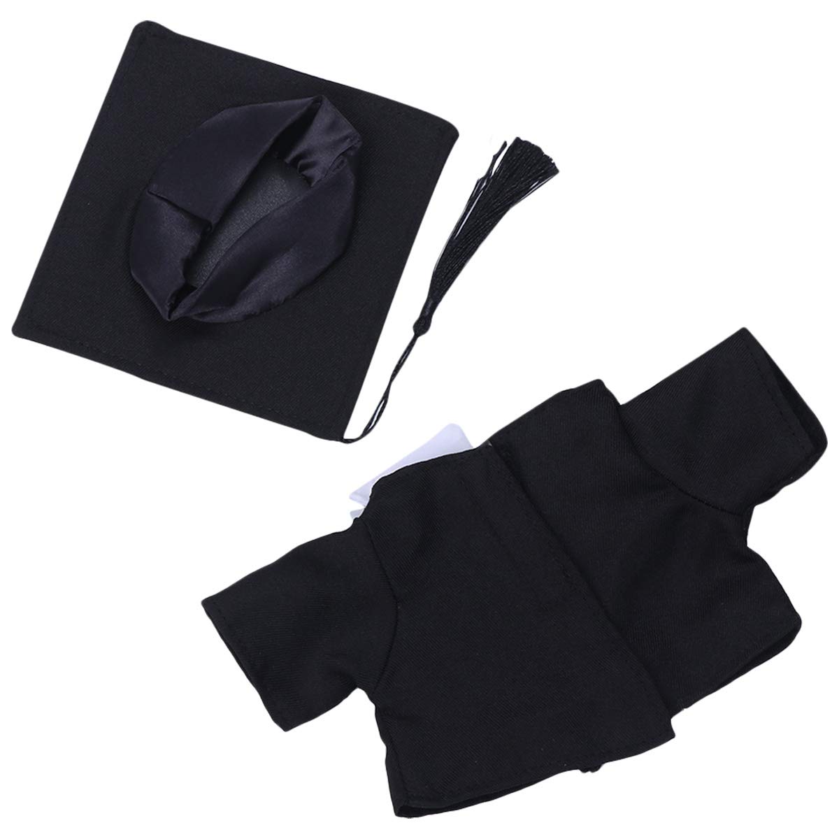 2-Piece Graduation Cap Toy Set - Cute Animal Design for Kids, Perfect Graduation Gift & Party Decor (Ideal for Preschool, Kindergarten & Photo Props)