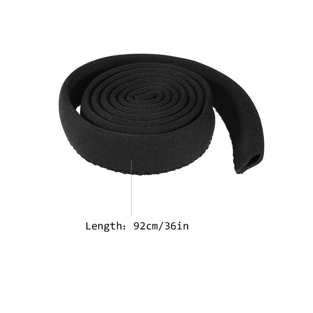 **Insulated Water Bladder Tube Cover - Thermal Hydration Hose Sleeve for Hiking, Camping & Outdoor Activities | Keeps Drinks Cold/Hot | Durable & Lightweight | Black**